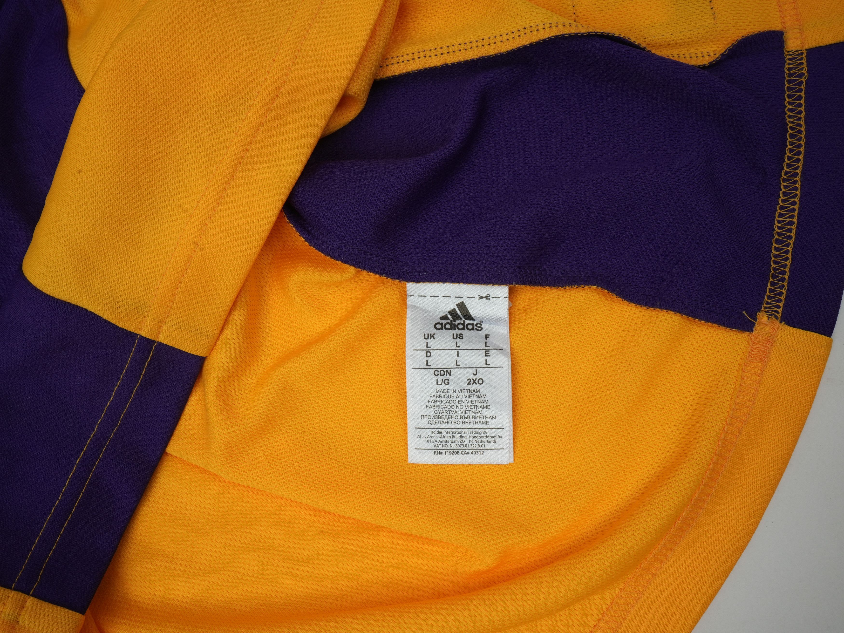 Adidas Adidas Los Angeles Lakers basketball jersey Size US L / EU 52-54 / 3 - 6 Thumbnail