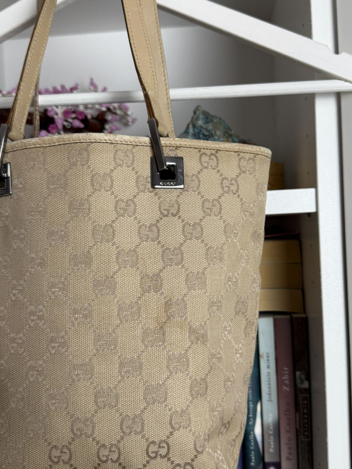Designer × Gucci × Vintage Vintage y2k Gucci bucket hand bag monogram old money luxury Size ONE SIZE - 3 Thumbnail
