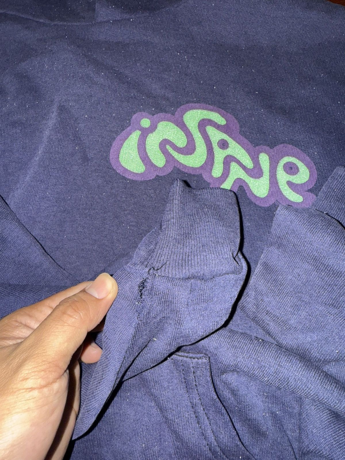 Vintage Vintage 90s INSANE skateboard hoodie Size US L / EU 52-54 / 3 - 15 Thumbnail