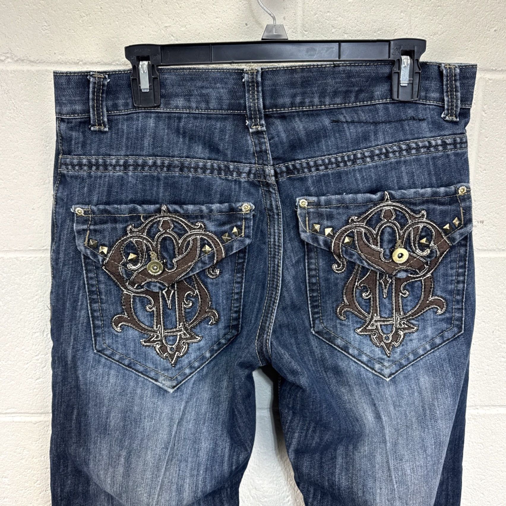 Southpole VINTAGE Southpole Jeans 34x32 Denim 5-Pocket Embroidered Baggy Y2K StreetWear Jeans Mens Size US 34 / EU 50 - 2 Thumbnail