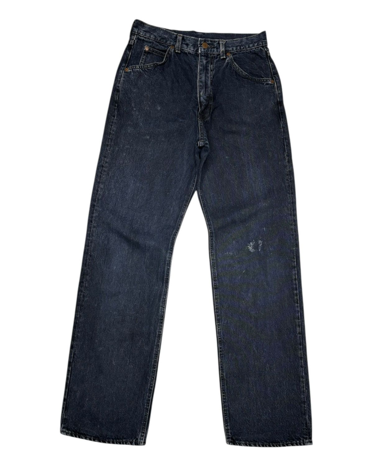 14th Addiction × Edwin × If Six Was Nine VINTAGE EDWIN INDIGO DYE LOOSE FIT DISTRESSED DENIM JEANS Size US 30 / EU 46 - 7 Thumbnail