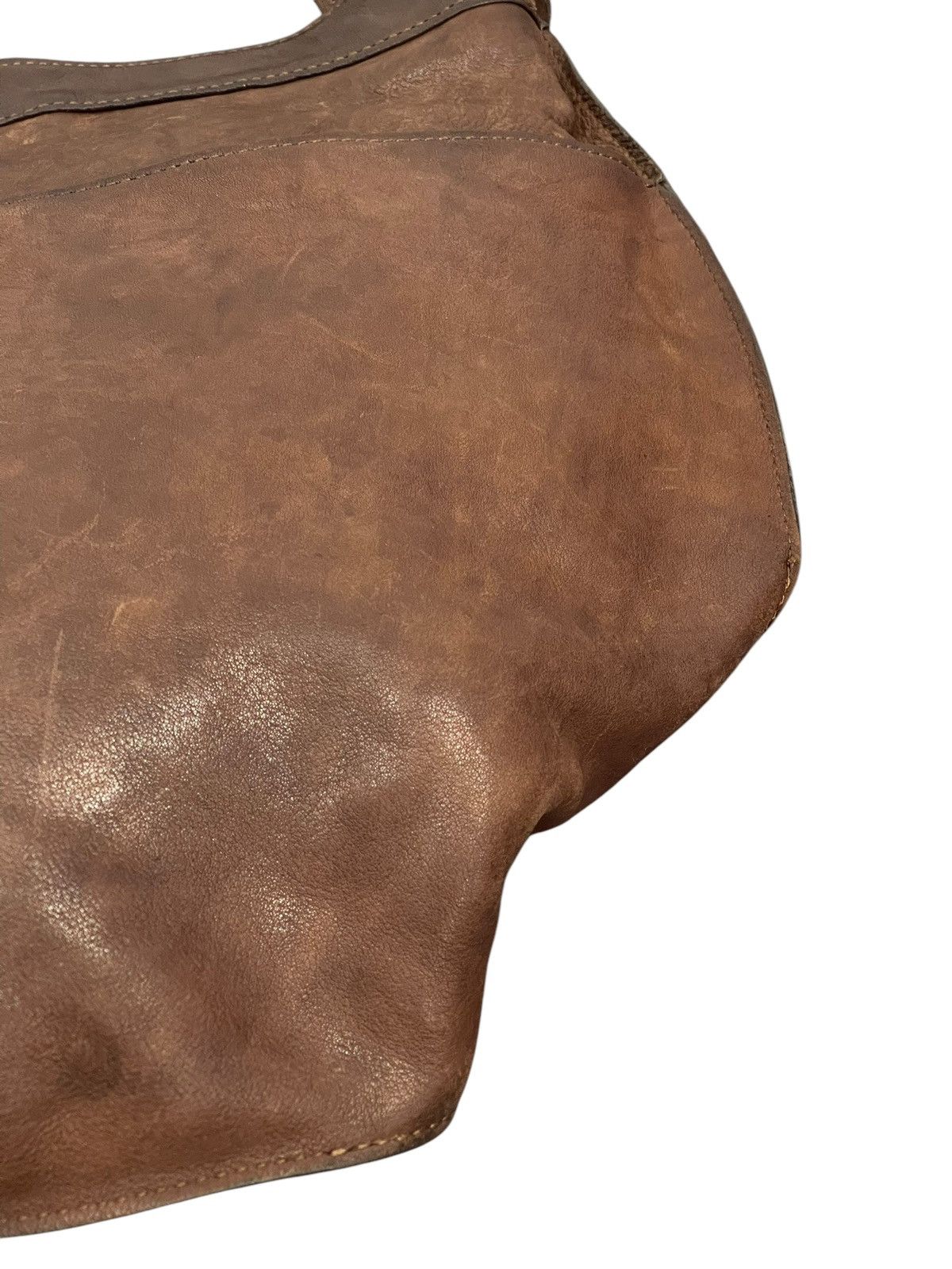 Leather Full Leather Patina Hungry Bum Shoulder Bag 1🟩7 Size ONE SIZE - 16 Thumbnail