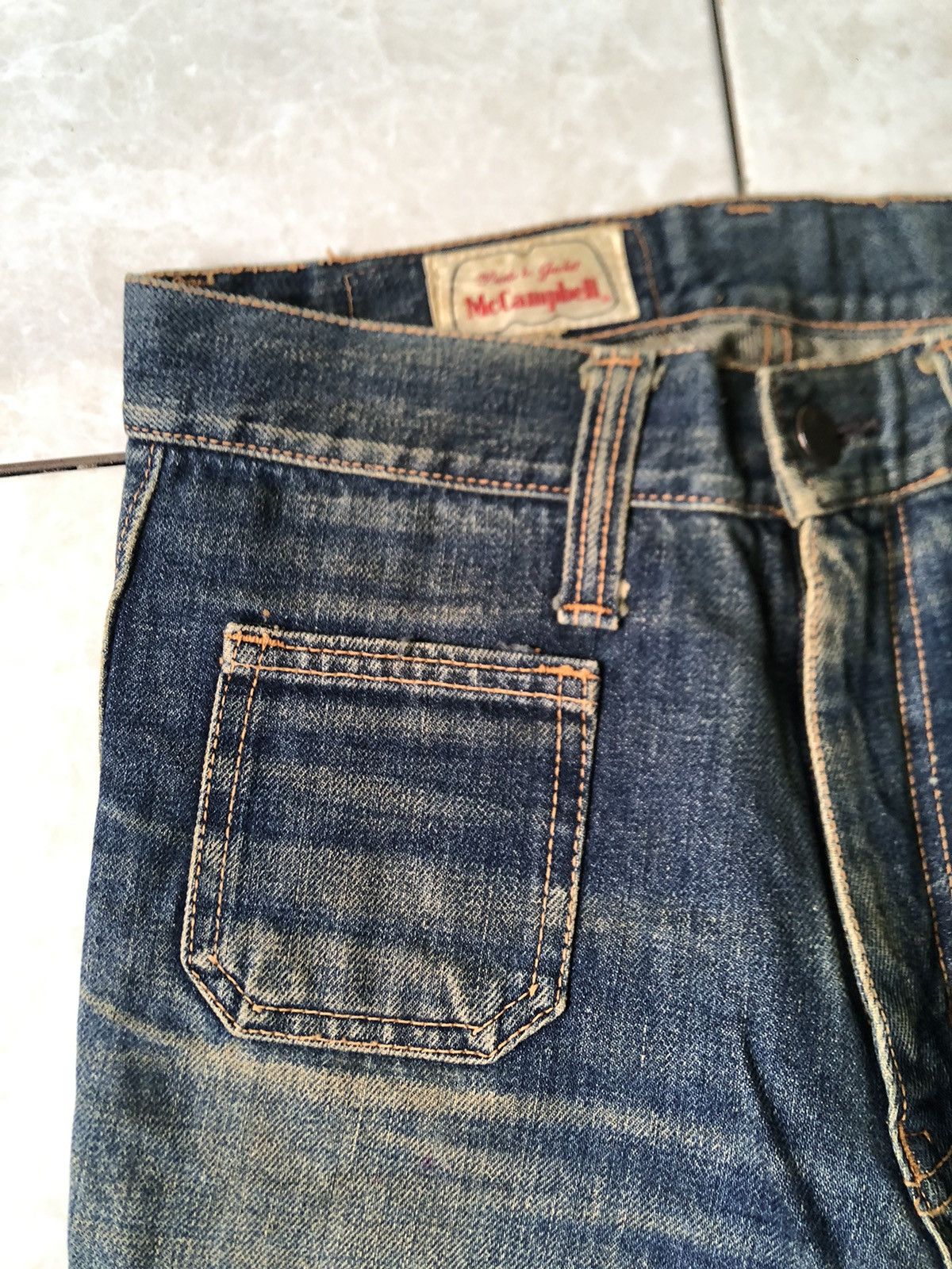 Designer × Japanese Brand × Vintage 🔥 Designer McCampbell Bootcut Denim Size US 28 / EU 44 - 5 Thumbnail