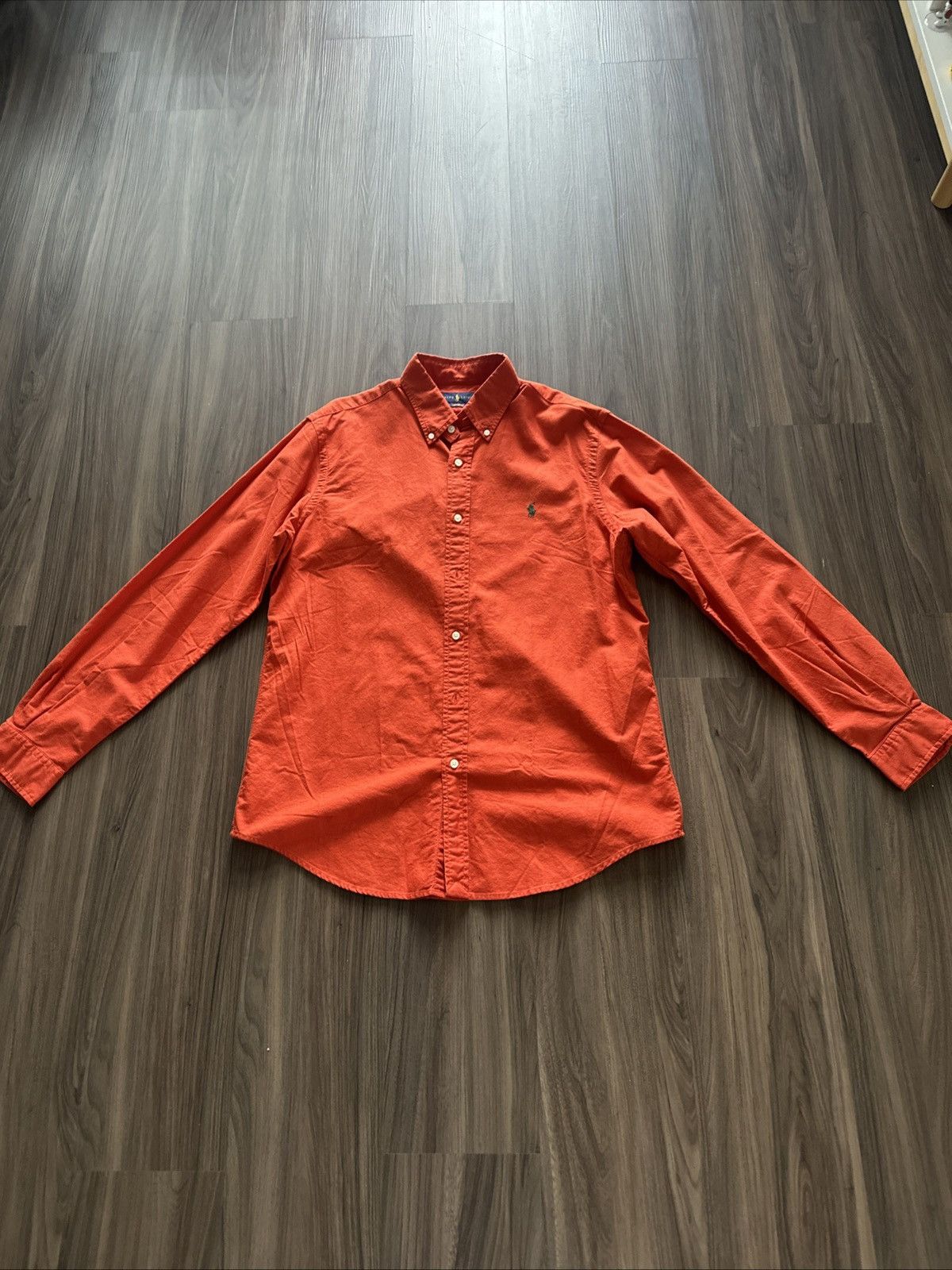 Polo Ralph Lauren Polo Ralph Lauren Men Classic Fit Garment Dyed Oxford Shirt Size US L / EU 52-54 / 3 - 1 Thumbnail