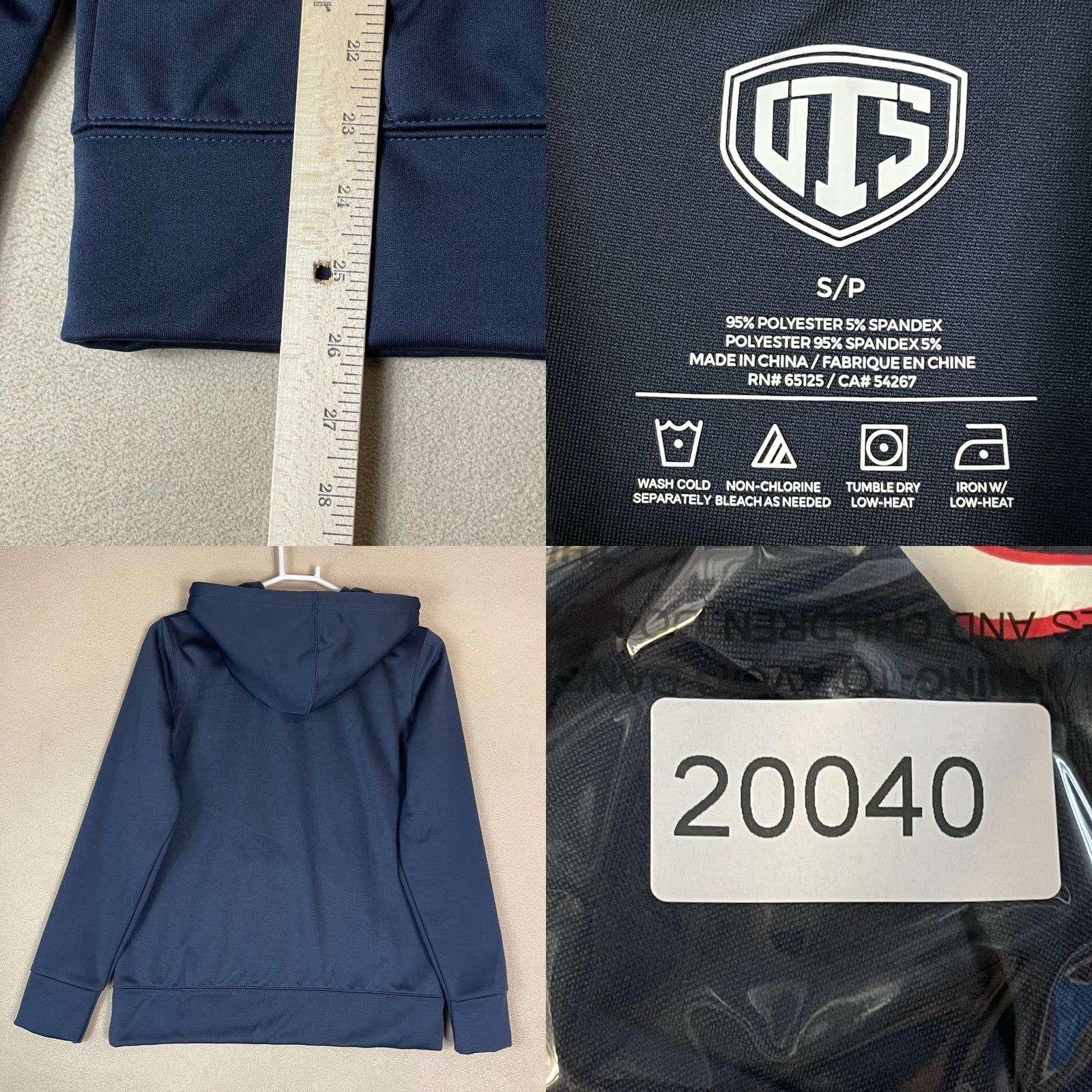 Vintage VINTAGE OTS Patriots Hoodie Pullover Navy S Women Size S / US 4 / IT 40 - 8 Thumbnail