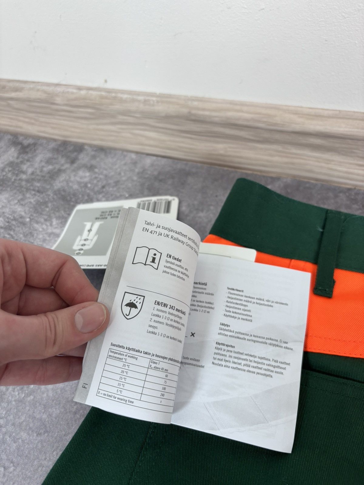 Other Mascot Men’s NWT Reflective Green/Orange Safety Cargo Pants Size US 32 / EU 48 - 20 Thumbnail