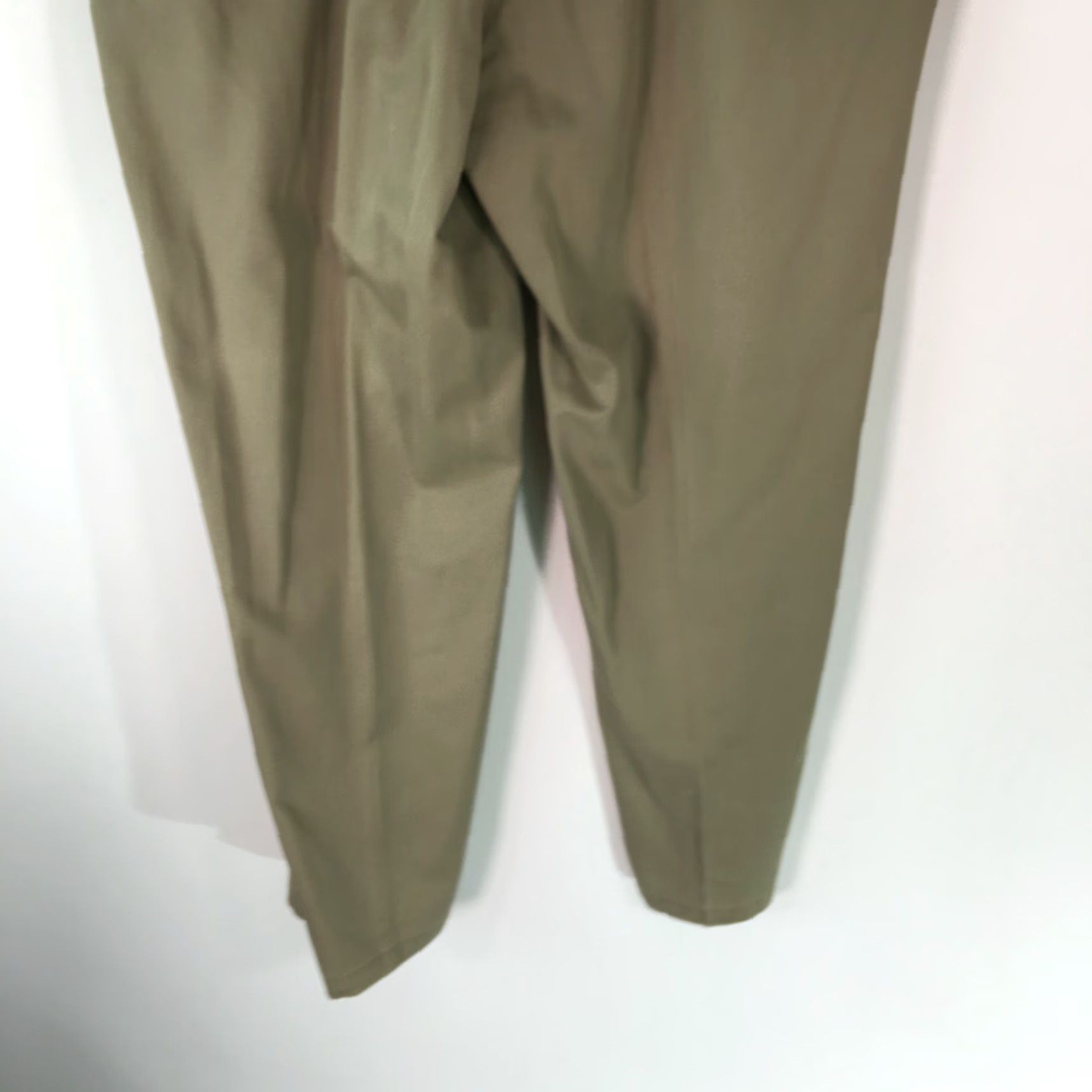 Dockers DOCKERS Dress Pants Beige 42x30 Flat Front High Rise Classic 100% Cotton Men Pants Signature Khaki Size US 42 / EU 58 - 4 Thumbnail