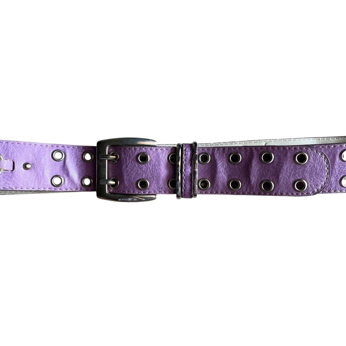 Japanese Brand Japanese Double Grommet Ring Studded Belt Size 30 - 8 Thumbnail