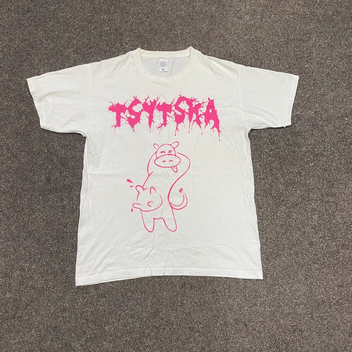 Band Tees vintage y2k Toyssta Devil rock goth vamp horror face opium Size US M / EU 48-50 / 2 - 1 Thumbnail