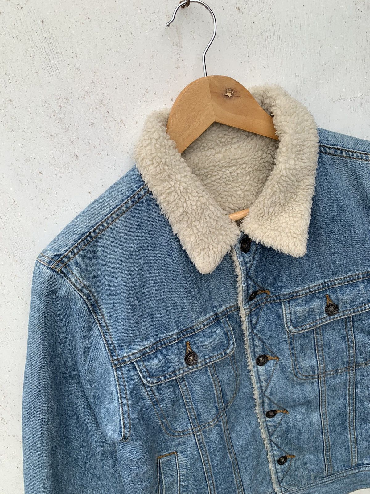 GU 🔥Steals🔥 GU Sherpa Lined Denim Jacket Mens Size US S / EU 44-46 / 1 - 5 Thumbnail