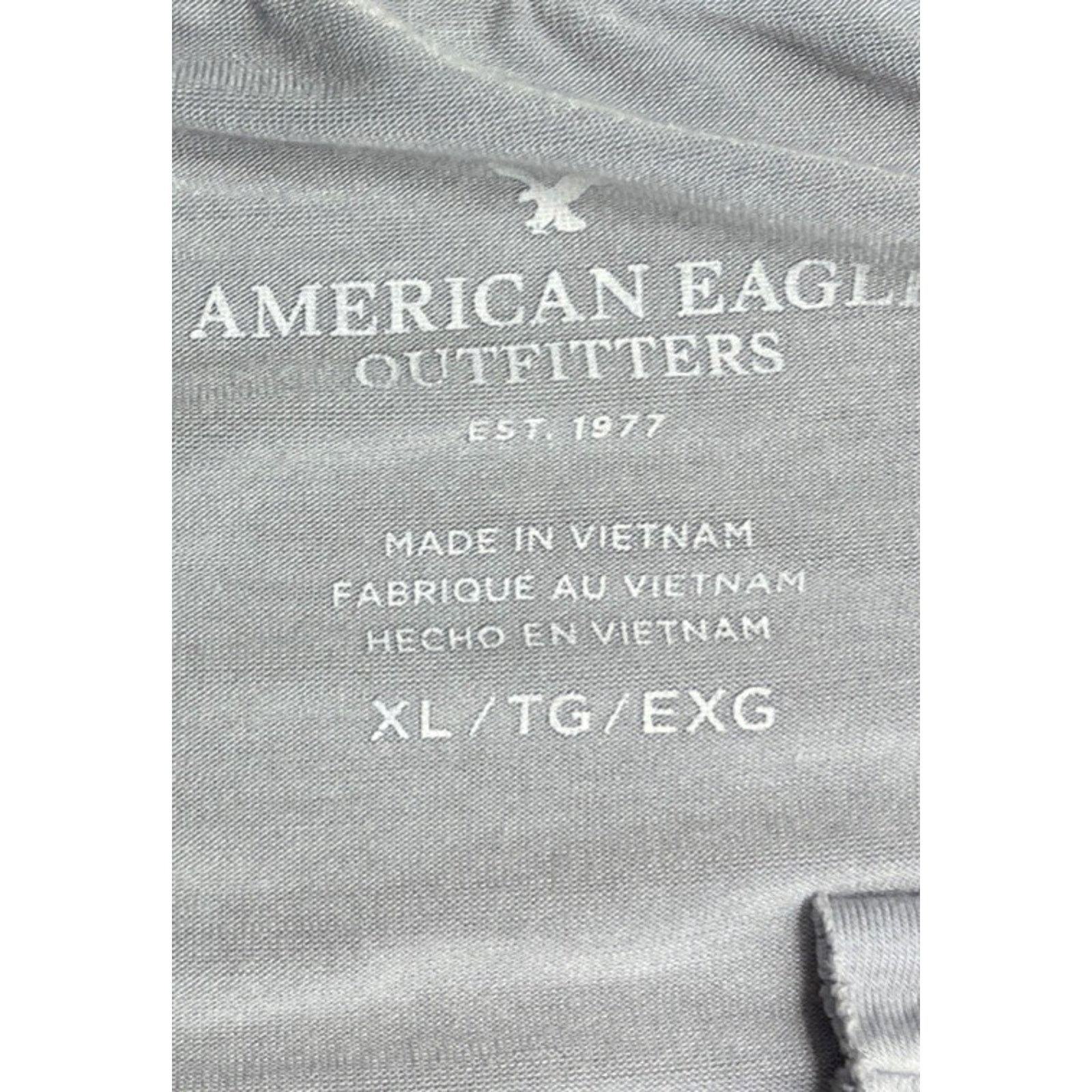 American Eagle Outfitters American Eagle Short Sleeve Blue Cross Neck Blouse Size XL Size XL / US 12-14 / IT 48-50 - 5 Thumbnail