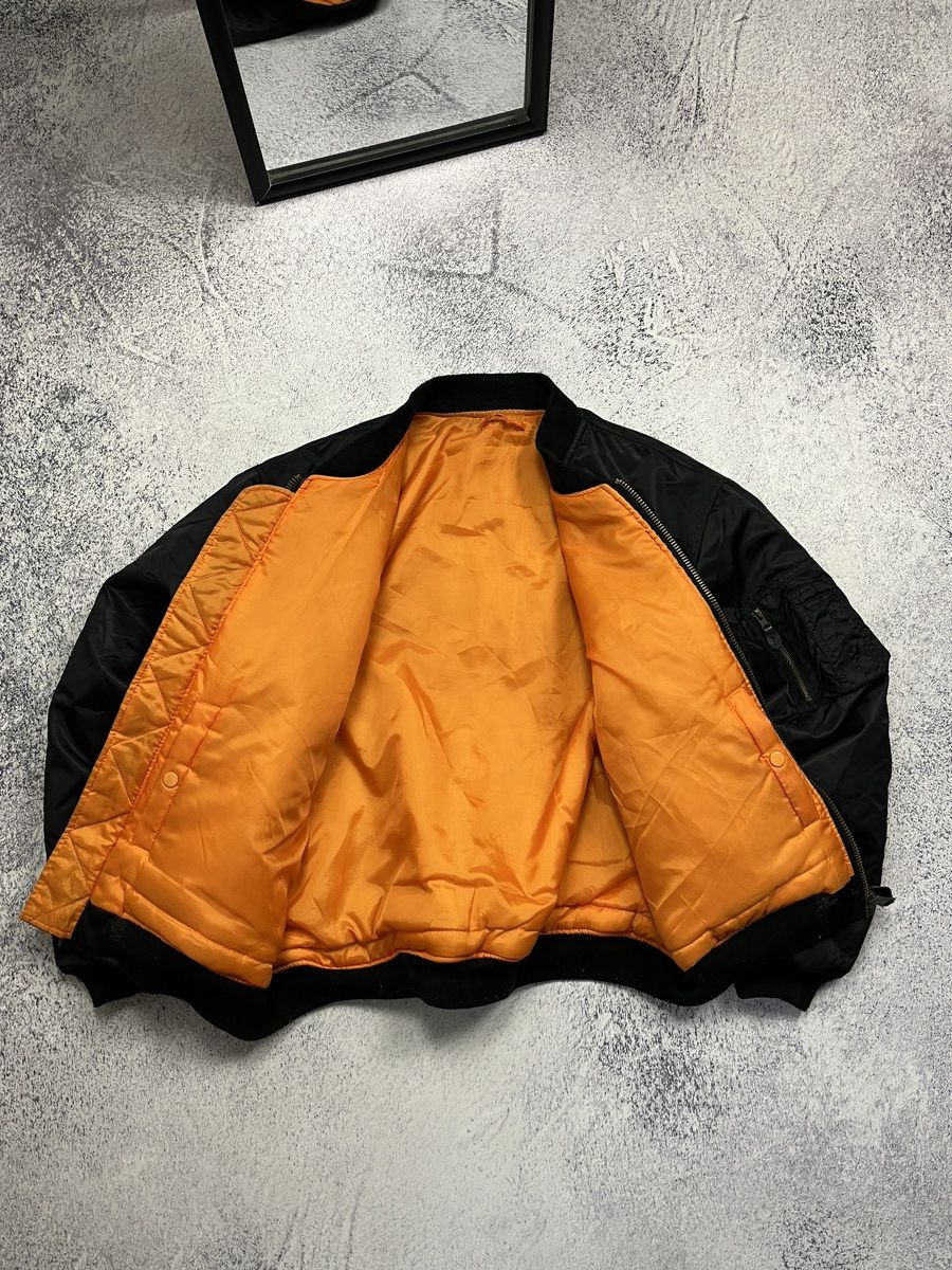 Vintage Vintage Y2k Flyer’s Man Intermediate MA-1 Bomber Jacket Rare Size US L / EU 52-54 / 3 - 10 Thumbnail