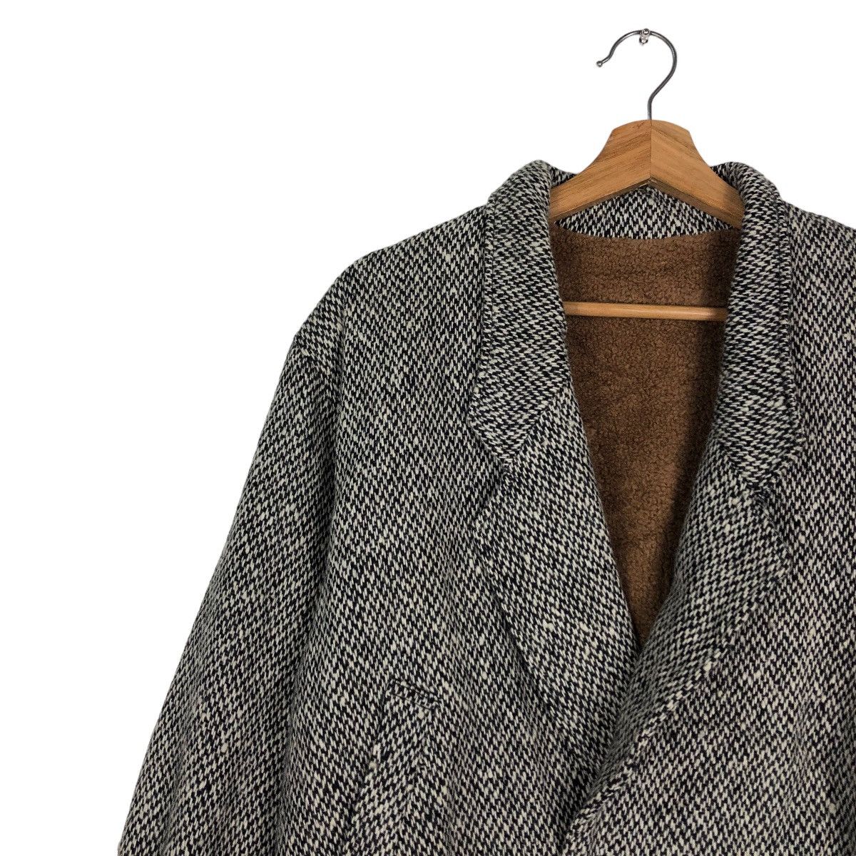 Japanese Brand 🔥Vintage Wool Jacket Herringbone Double Breast Issey Miyake Size US M / EU 48-50 / 2 - 7 Thumbnail