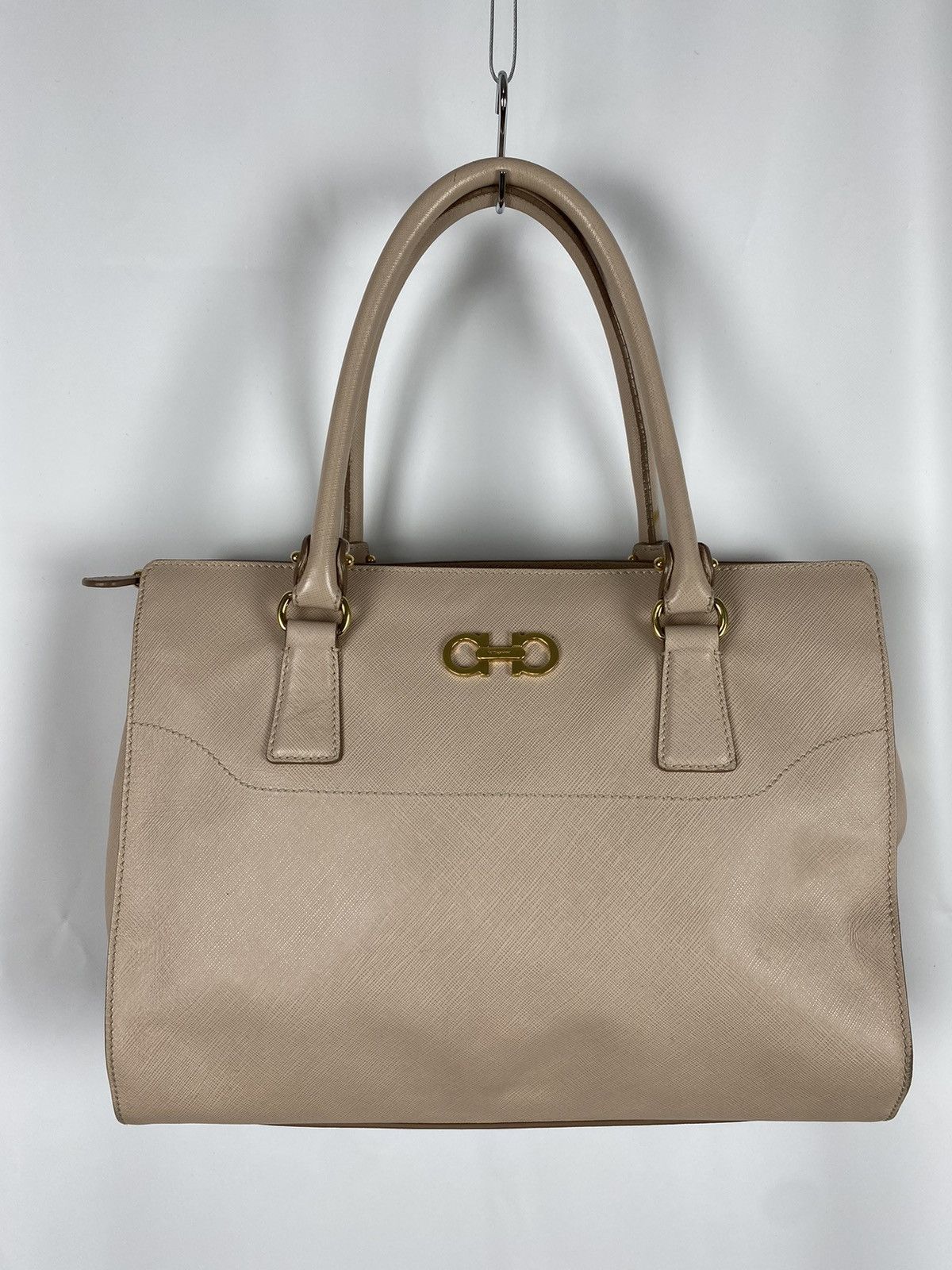 Salvatore Ferragamo Becky Tote Bag Saffiano Leather