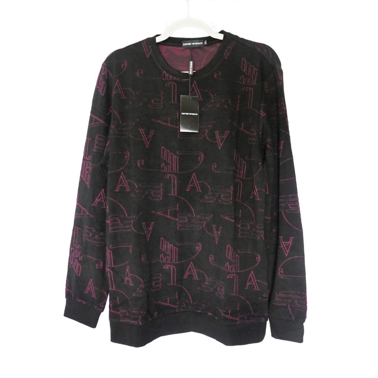 Emporio Armani logo print sweater