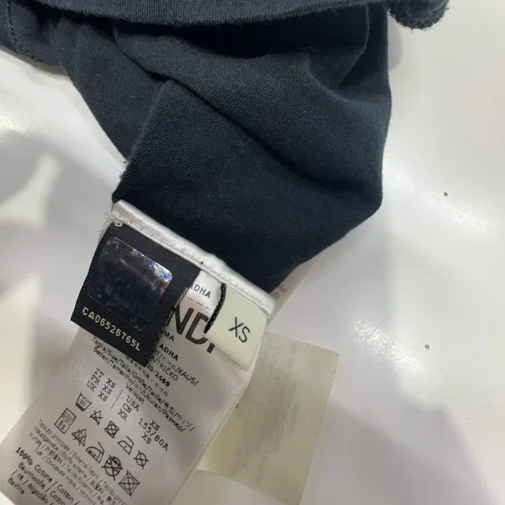Fendi Fendi SS21 Black Knit Short Sleeve T-Shirt -2507 Size XS / US 0-2 / IT 36-38 - 2 Thumbnail