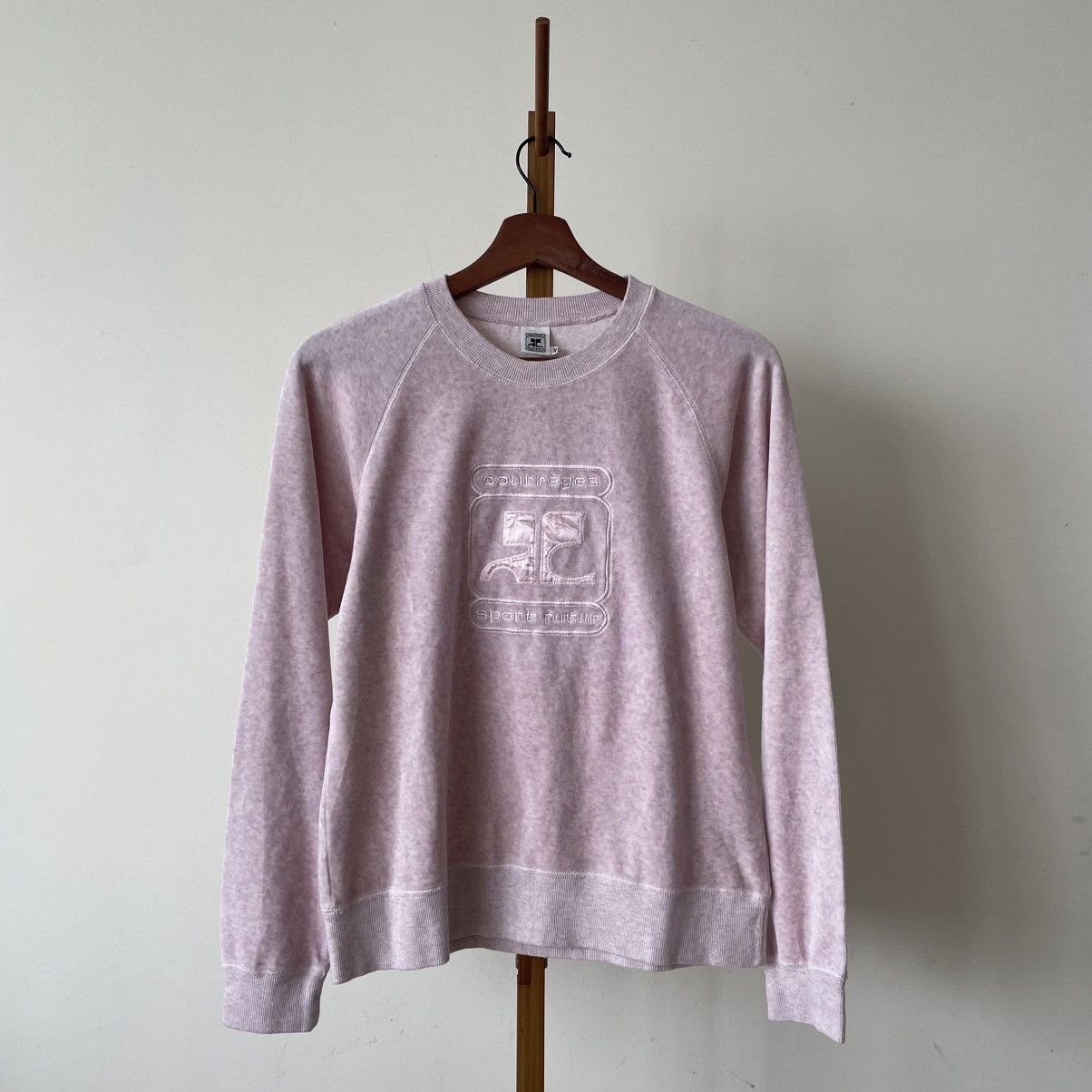 Courreges Vintage Courreges Spell Out Sweatshirt Size S / US 4 / IT 40 - 1 Thumbnail