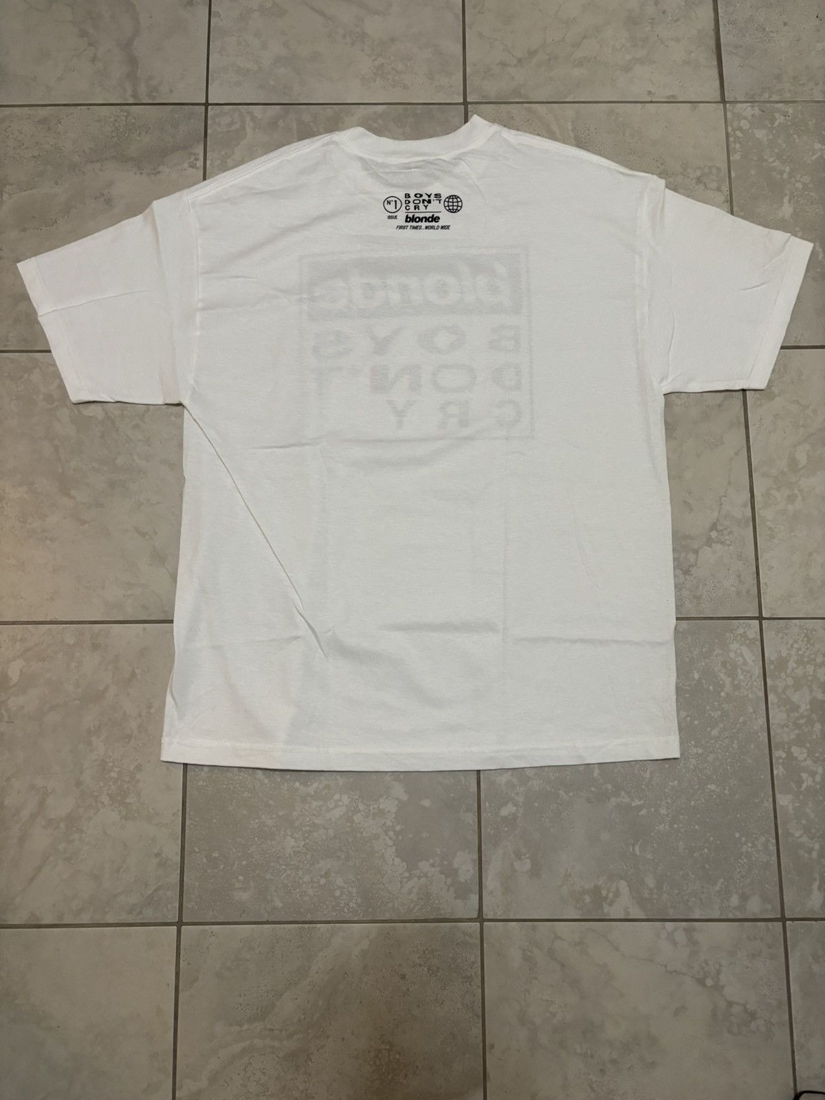 Band Tees Rare Authentic 2016 Frank Ocean Unreleased Blonde promo tee Size US XL / EU 56 / 4 - 6 Thumbnail