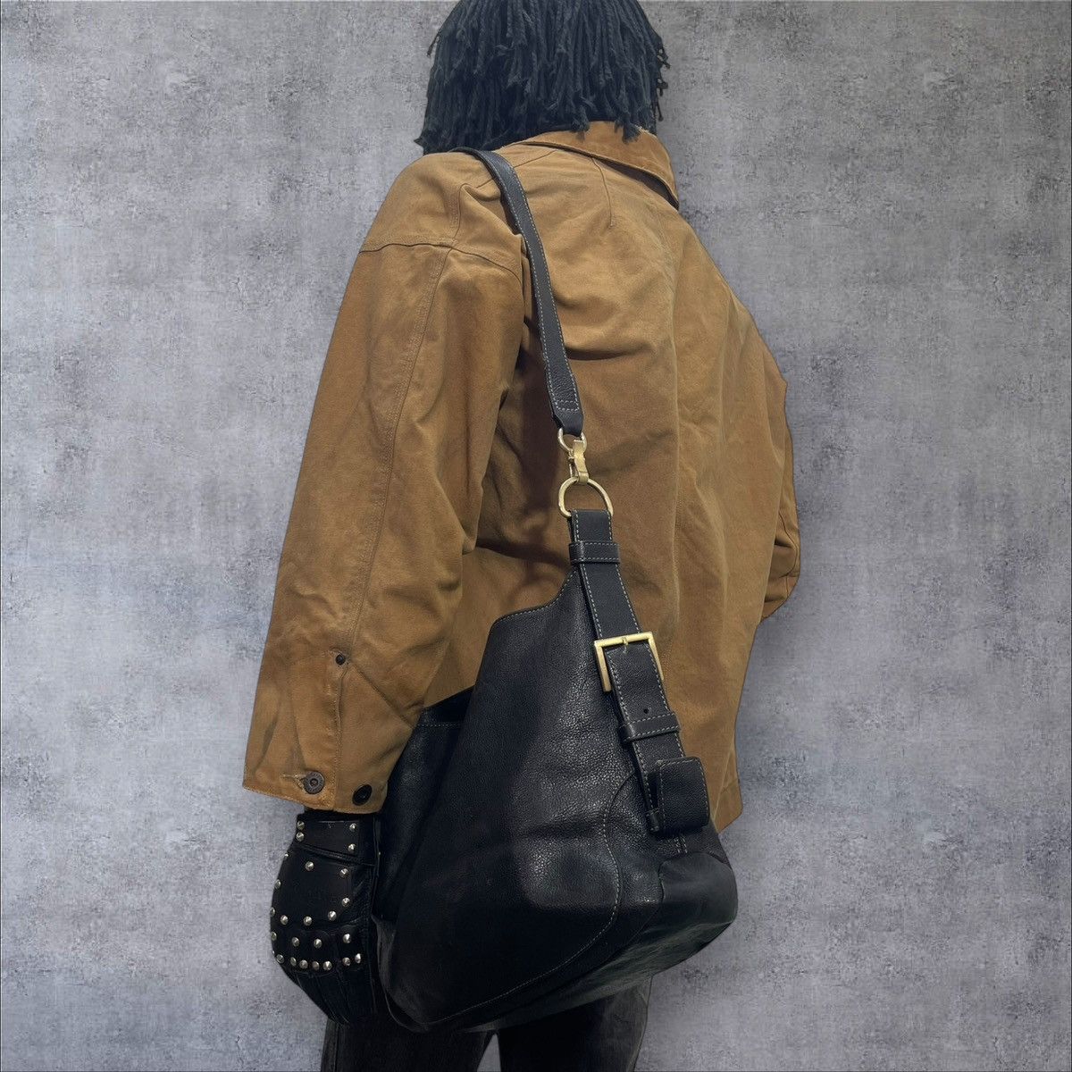 Full Leather Tsuchiya Kaban Shoulder Bag prada julius 1🟩0