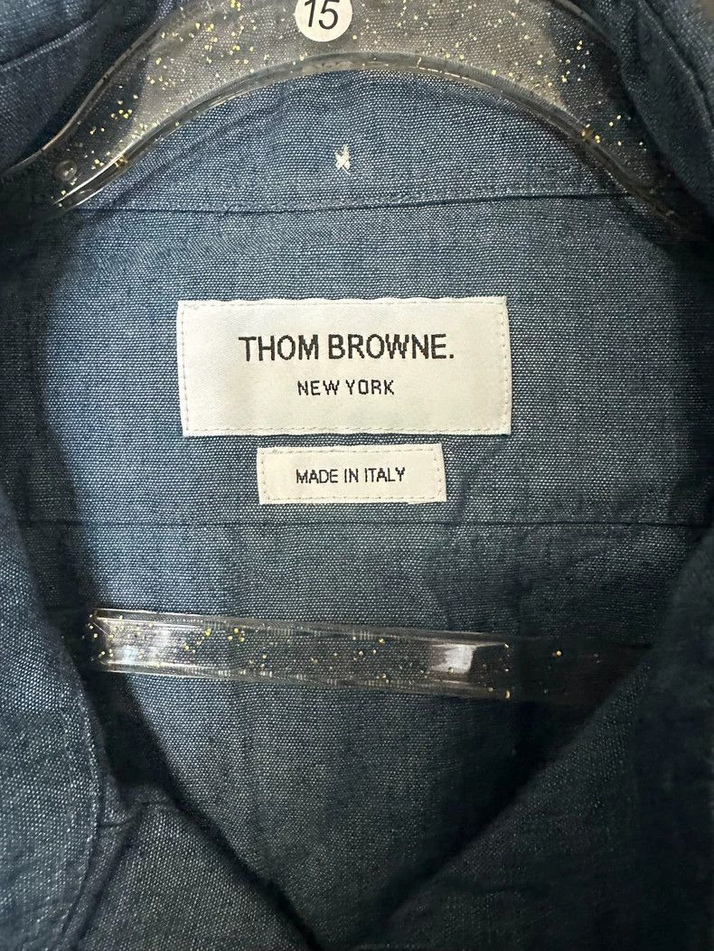 Thom Browne Thom Browne Single-pleated long-sleeve shirt Size US S / EU 44-46 / 1 - 2 Thumbnail