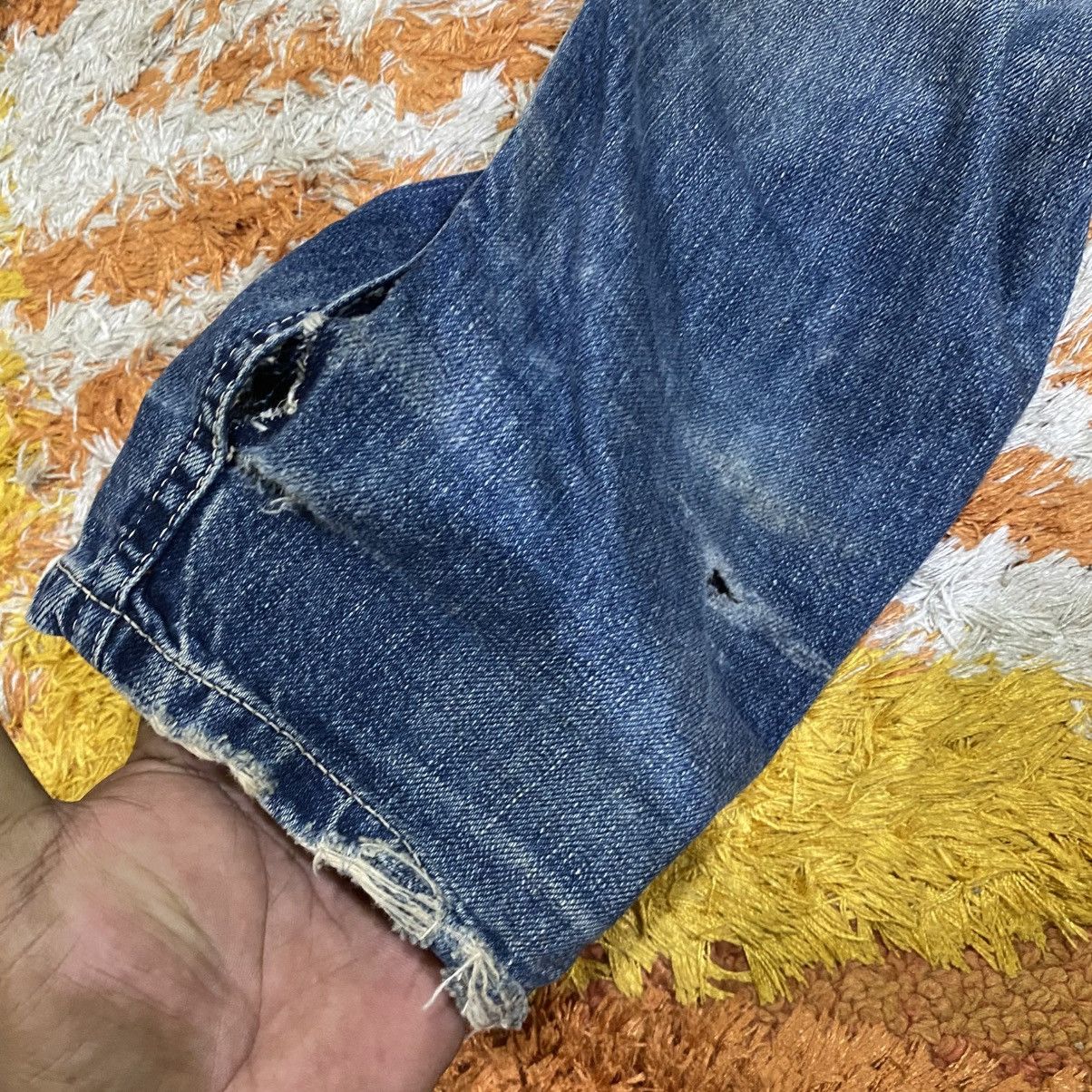 Japanese Brand ✨Vintage Johnbull distressed selvedge jeans made in Japan Size US 33 - 9 Thumbnail
