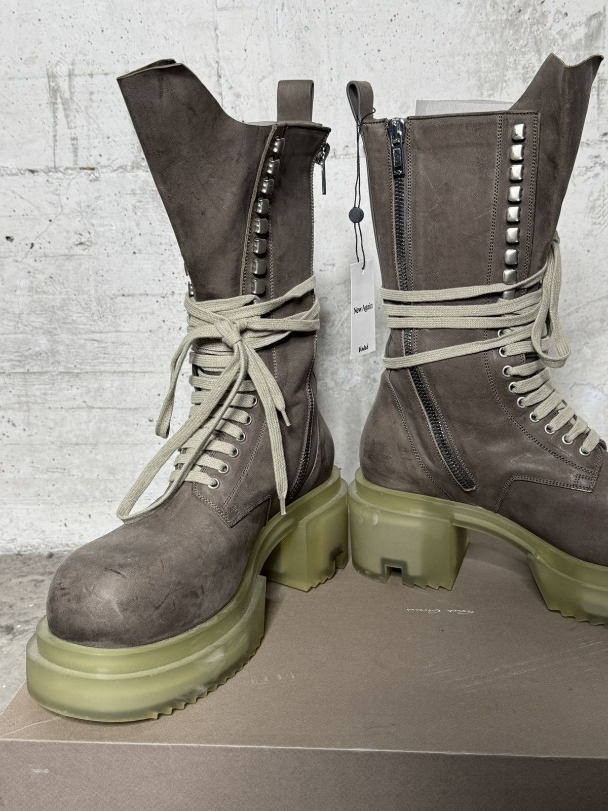 Rick Owens Rick Owens Army bogun 44 UK10.5 Sample 1/1 mega laced Size US 10.5 / EU 43-44 - 2 Thumbnail