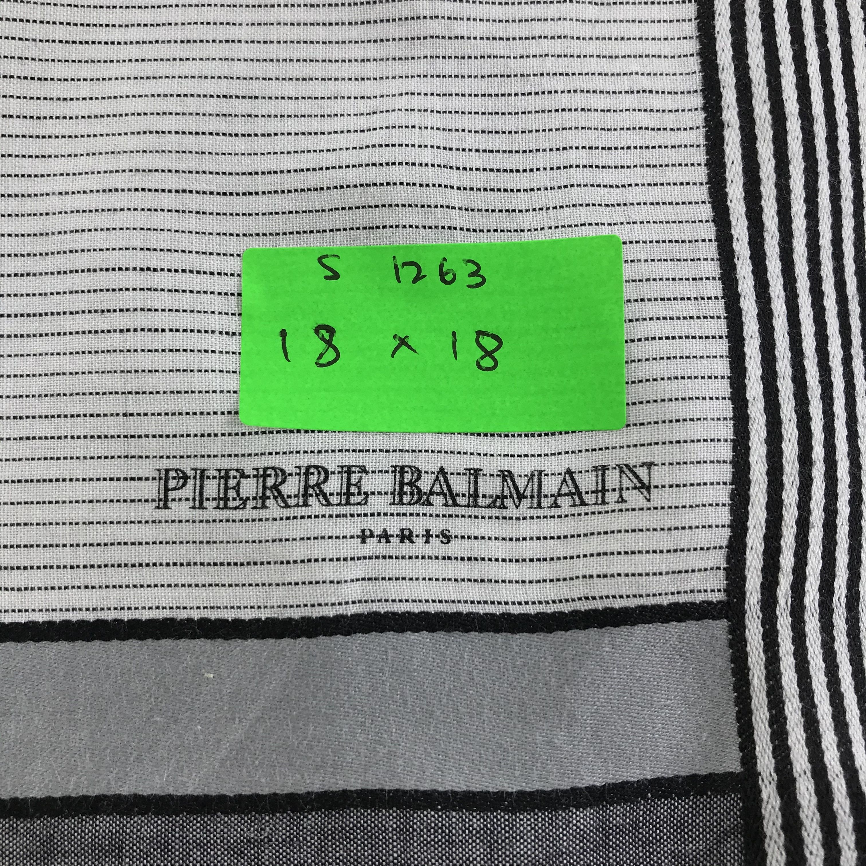 Pierre Balmain × Vintage Pierre Balmain Bandana / Handkerchief / Neckerchief - S1263 Size ONE SIZE - 5 Thumbnail