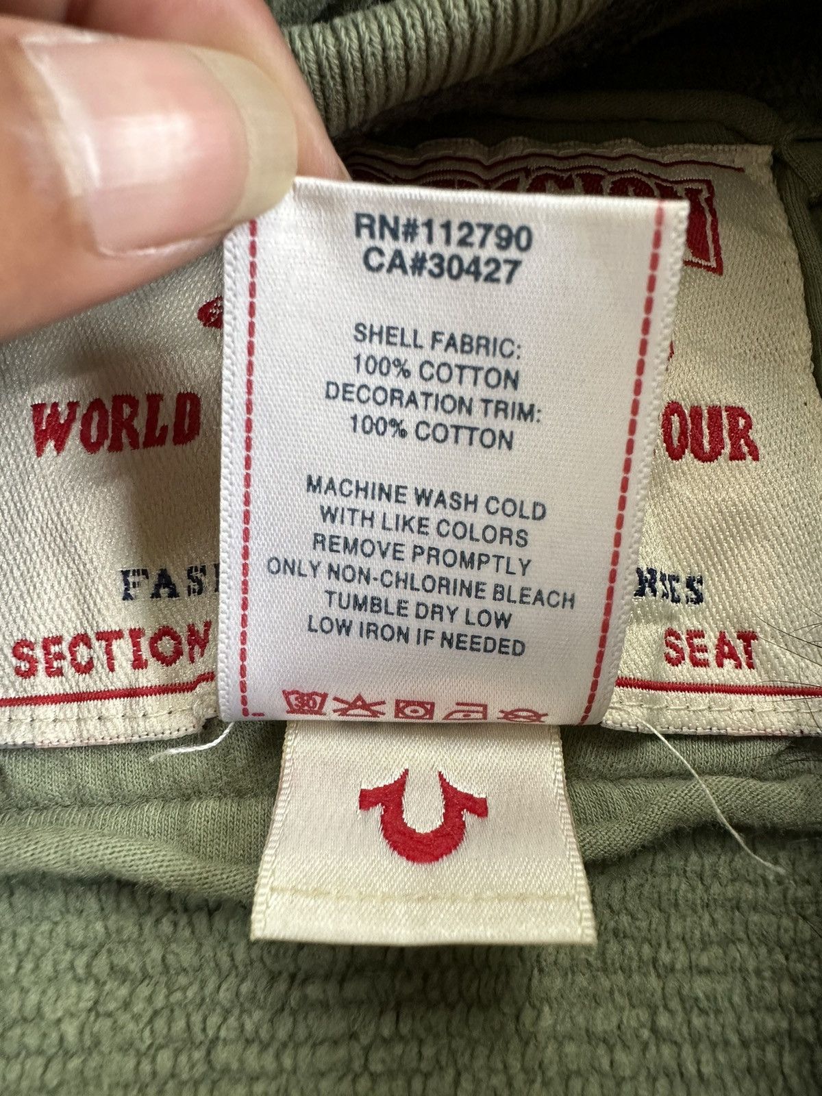 If Six Was Nine EXTREMELY RARE TRUE RELIGION WORLD TOUR FUR HOODIE Size US M / EU 48-50 / 2 - 8 Thumbnail