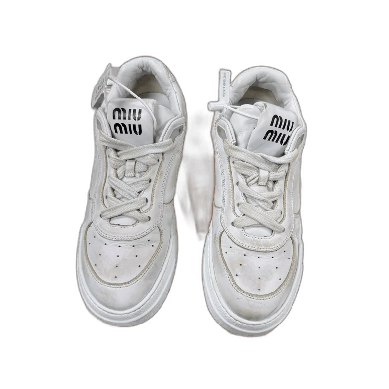 Prada MIUMIU Vintage Style Sneakers Size 37.5 Size US 7 / IT 37 - 1 Thumbnail