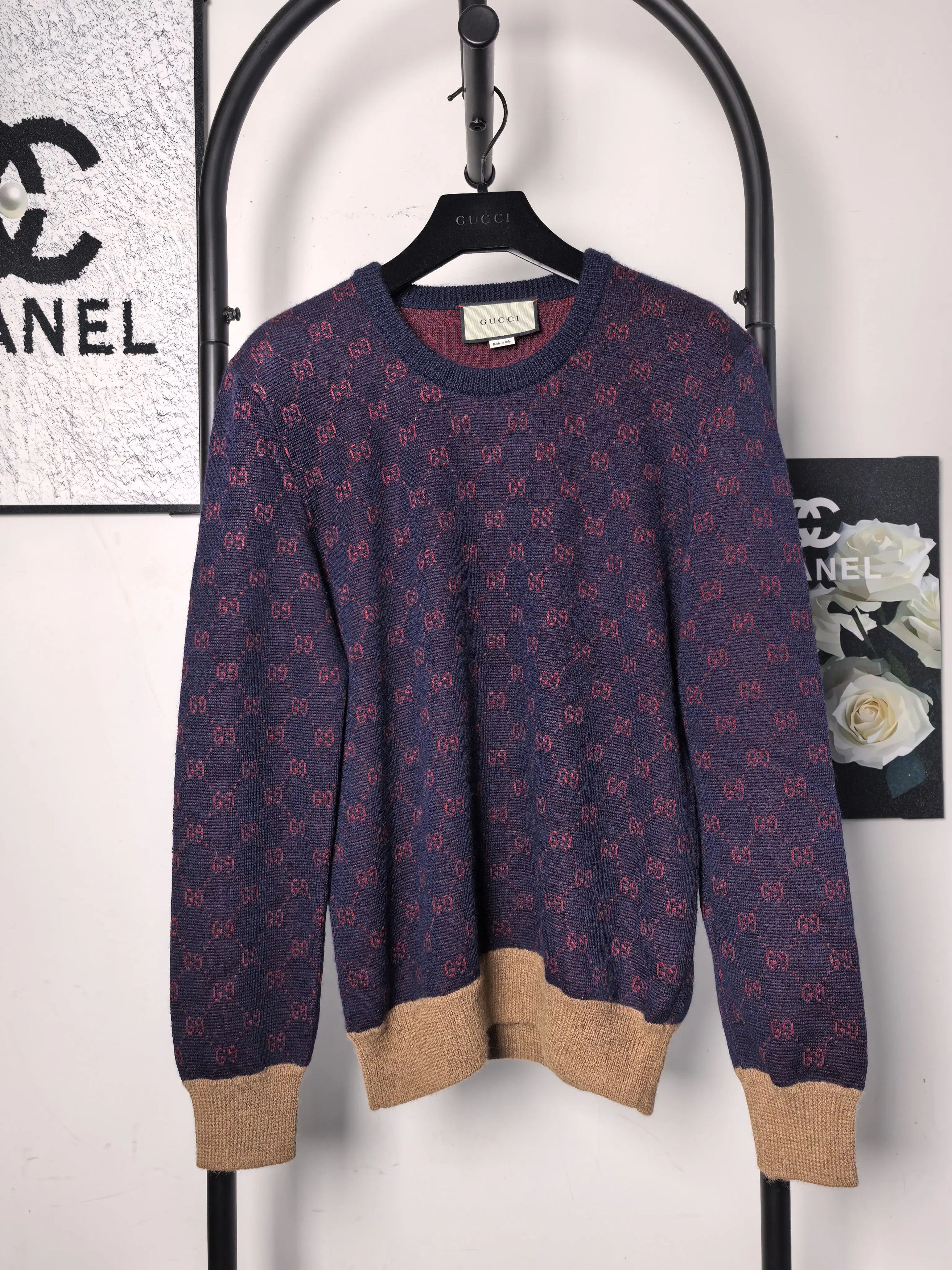 Gucci Gucci Knit Wool White Sweater m Men Size US M / EU 48-50 / 2 - 1 Thumbnail