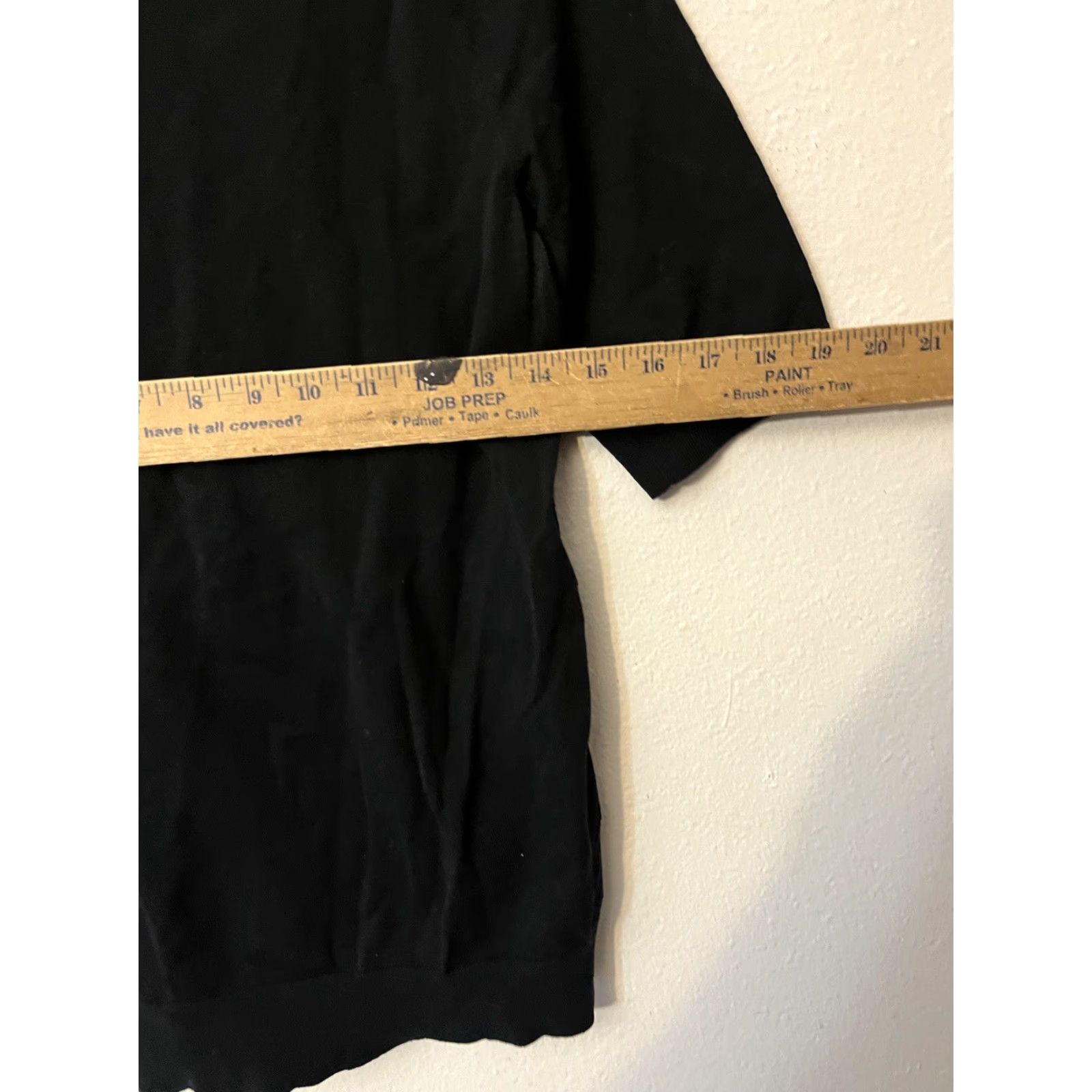 Banana Republic Banana Republic Womens Black Solid Short Sleeve T-Shirt Small Casual Fit Regular Size S / US 4 / IT 40 - 5 Thumbnail