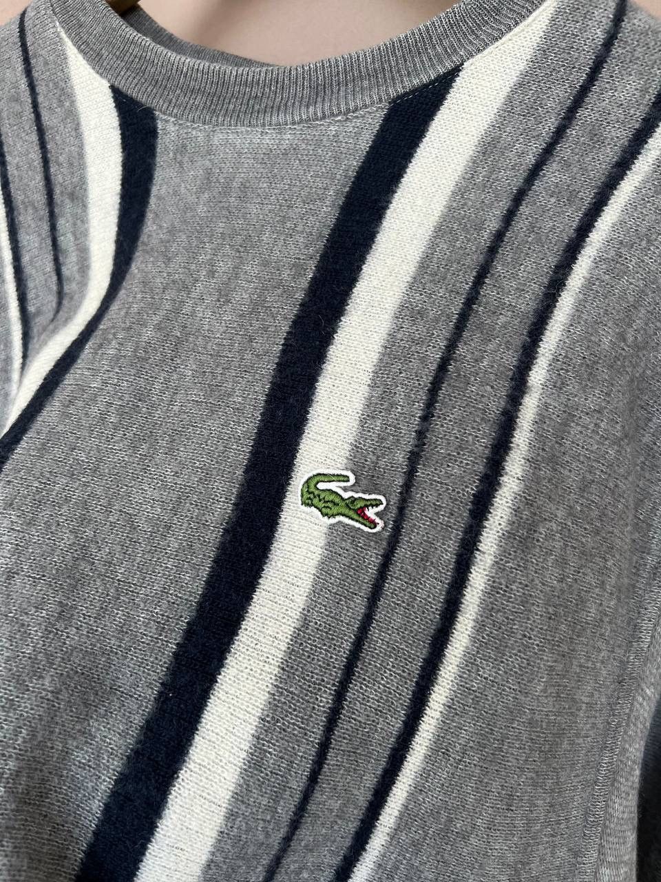 Lacoste Lacoste Vintage Wool Knit Sweater Mens Size L Made in France Size US L / EU 52-54 / 3 - 9 Thumbnail