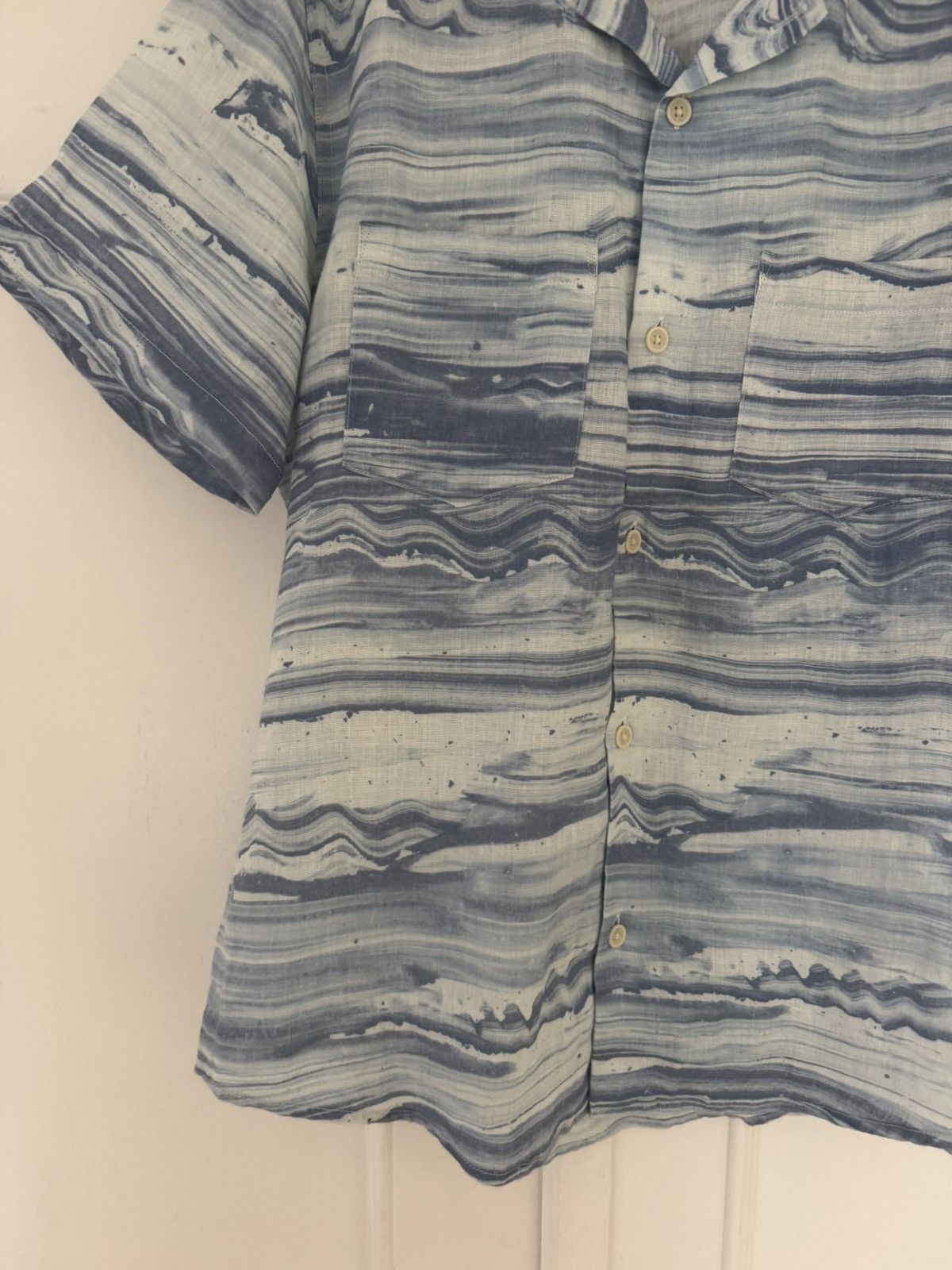 Corridor Corridor Wave Runner Short Sleeve Linen NWT Small Size US S / EU 44-46 / 1 - 7 Thumbnail