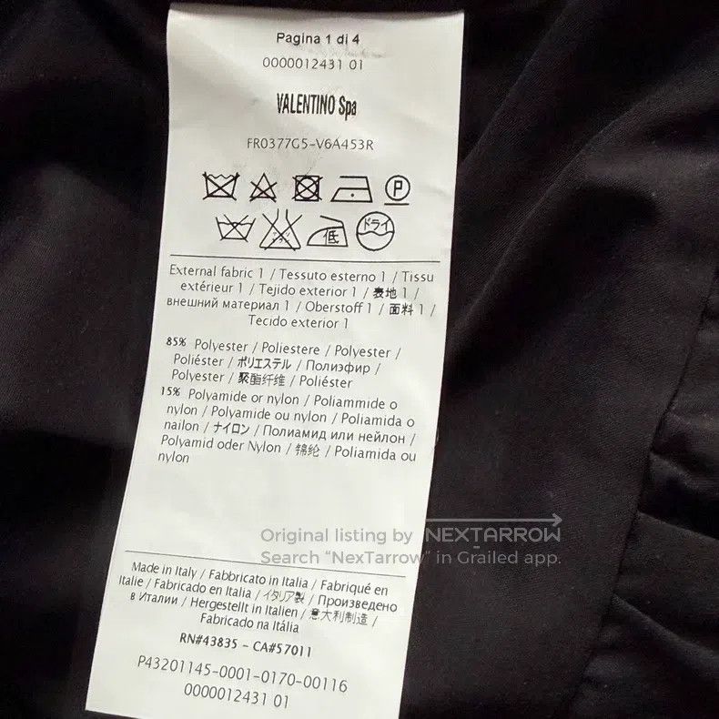 Valentino Valentino A jacquard jacket with small black flowers Size M / US 6-8 / IT 42-44 - 6 Thumbnail
