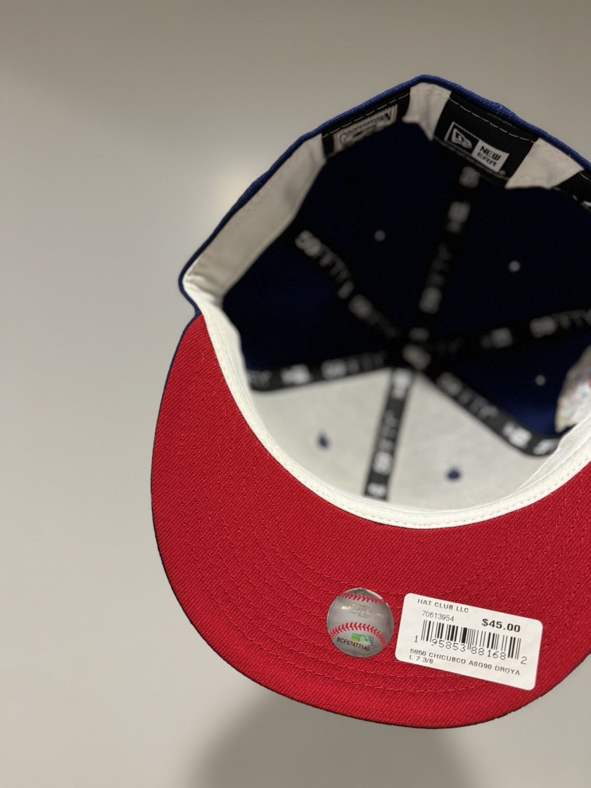 Hat Club × MLB × New Era Hatclub Exclusive Chicago Cubs Team UV Red Brim Size ONE SIZE - 4 Thumbnail