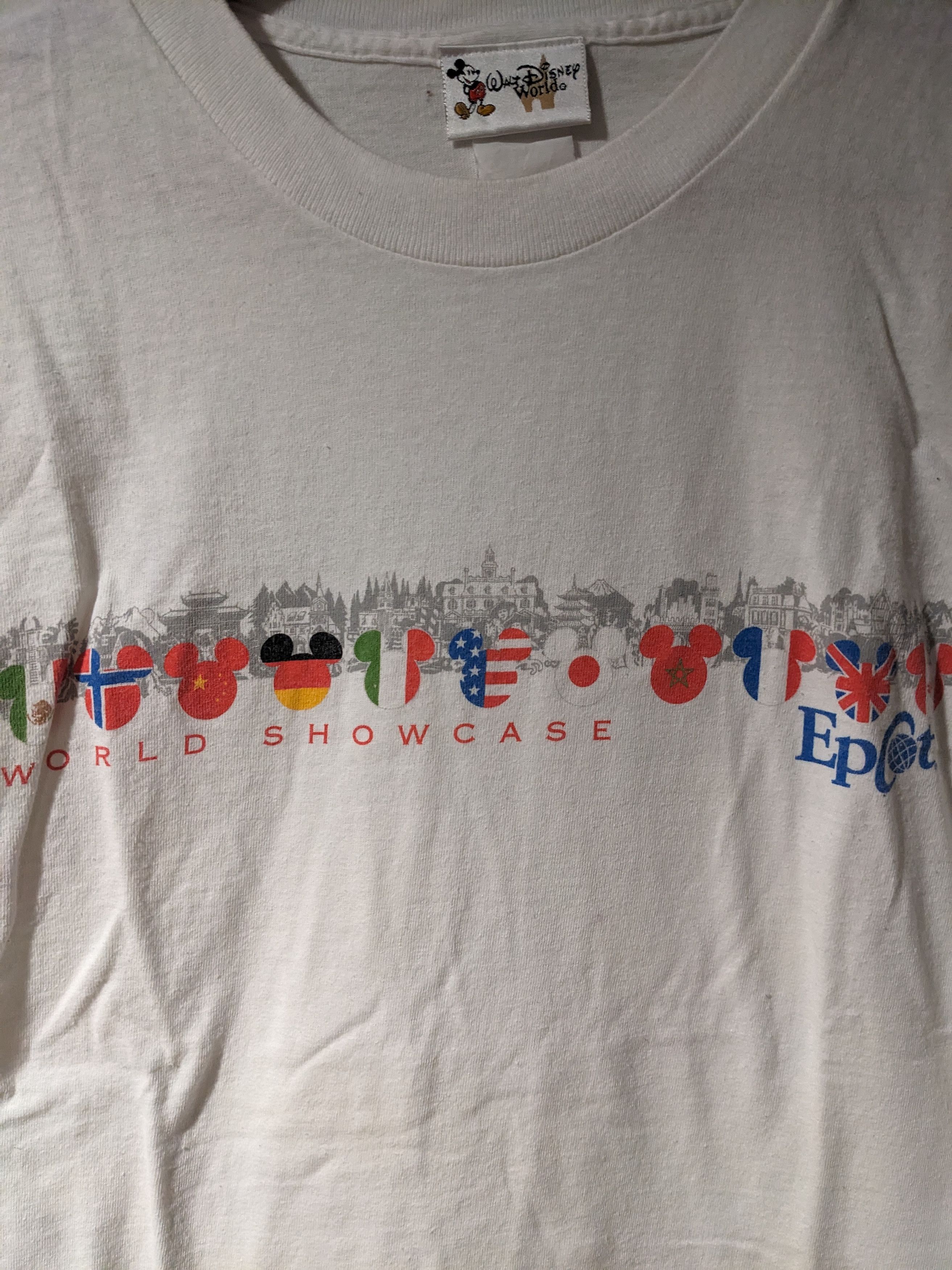 Disney × Vintage Vintage World Show Case Disney Epcot Long Sleeve T-Shirt Size US S / EU 44-46 / 1 - 2 Thumbnail