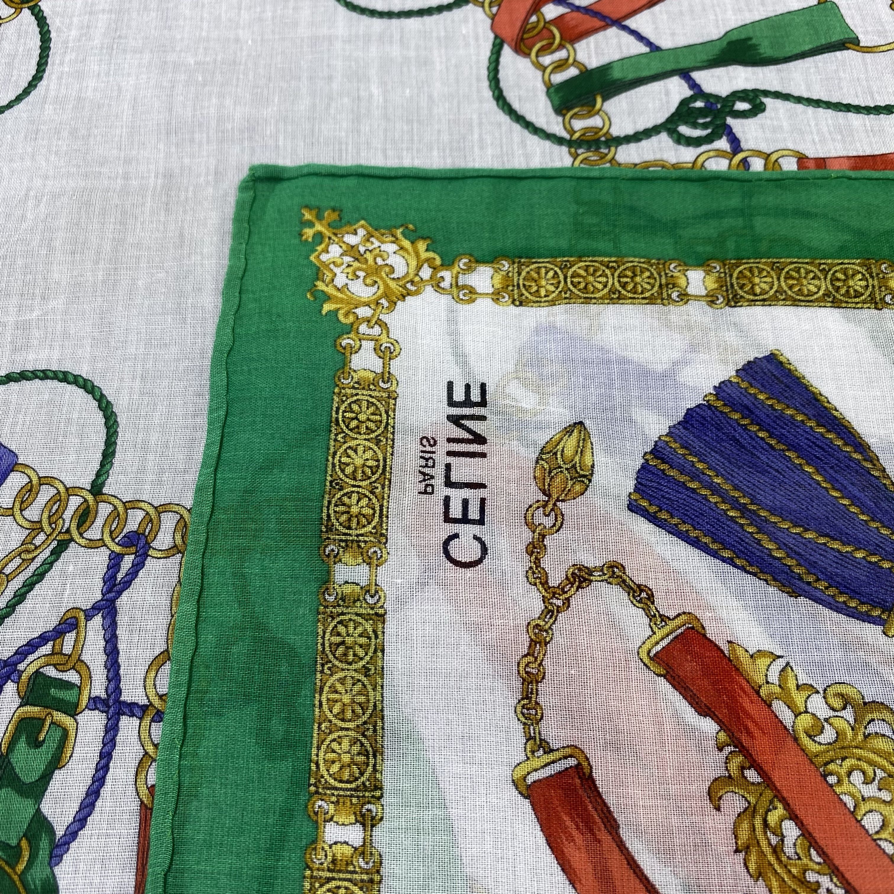 Celine Celine Handkerchief / Bandana / Neckerchief-B2132 Size ONE SIZE - 6 Thumbnail