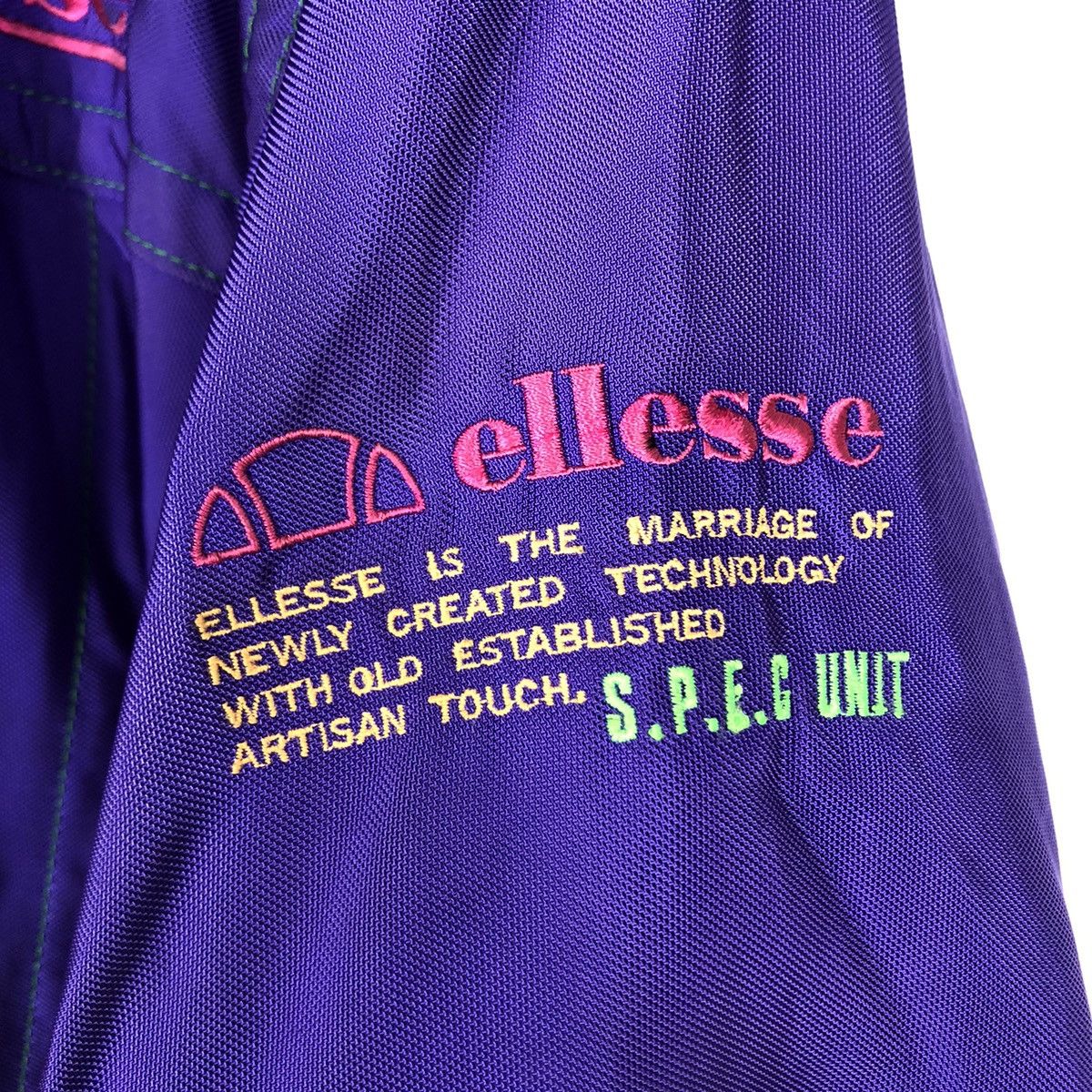 Japanese Brand 🔥Vintage Ski Jacket Multi Colour Ellesse Italy Cargo Pocket Size US M / EU 48-50 / 2 - 20 Thumbnail
