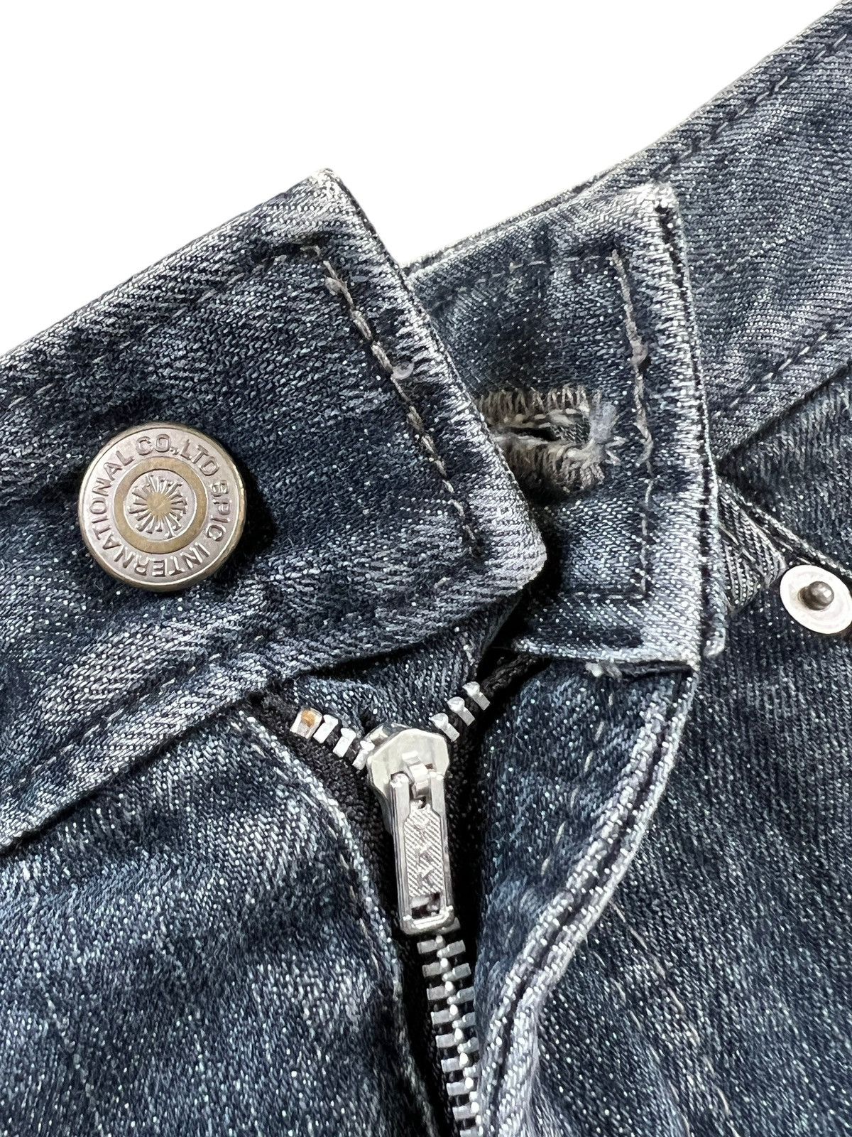 Tornado Mart 1990 Tornado Mart Whiskers Denim Skirt Size 27" / US 4 / IT 40 - 7 Thumbnail