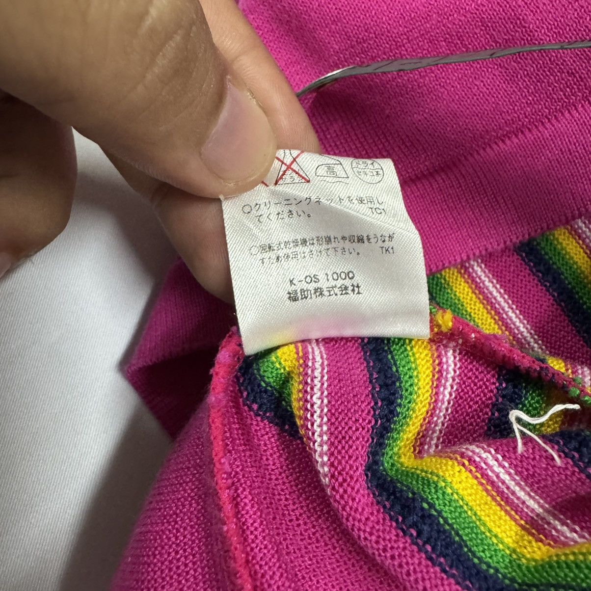 Yves Saint Laurent Vtg🔥90’s YvesSaintLaurent Rainbow Striped Knited Shirt Size M / US 6-8 / IT 42-44 - 13 Thumbnail
