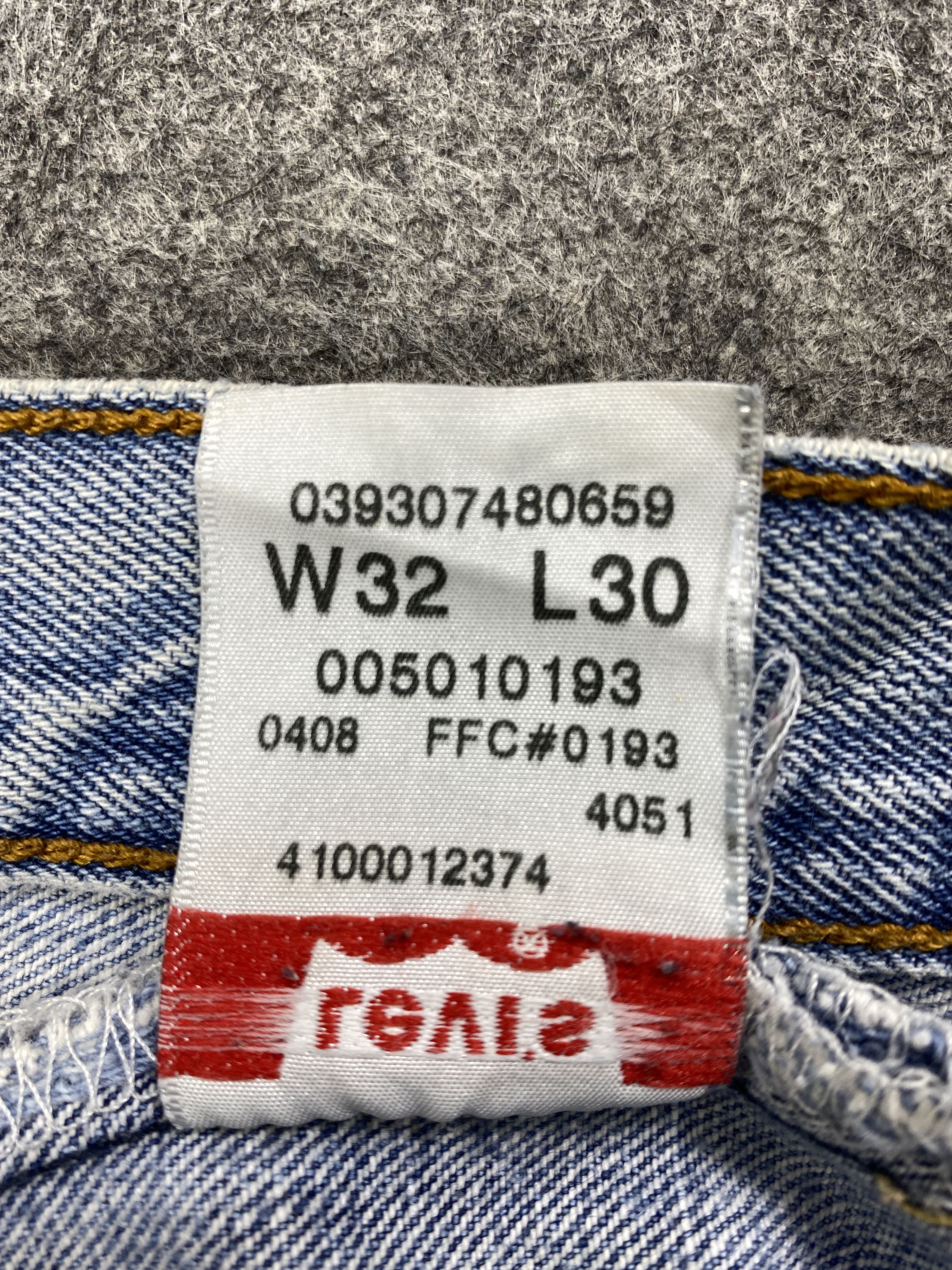 If Six Was Nine Mid Blue Vintage Levi's 501 Jeans 31x29.5 Denim -JN1578 Size US 31 - 9 Thumbnail