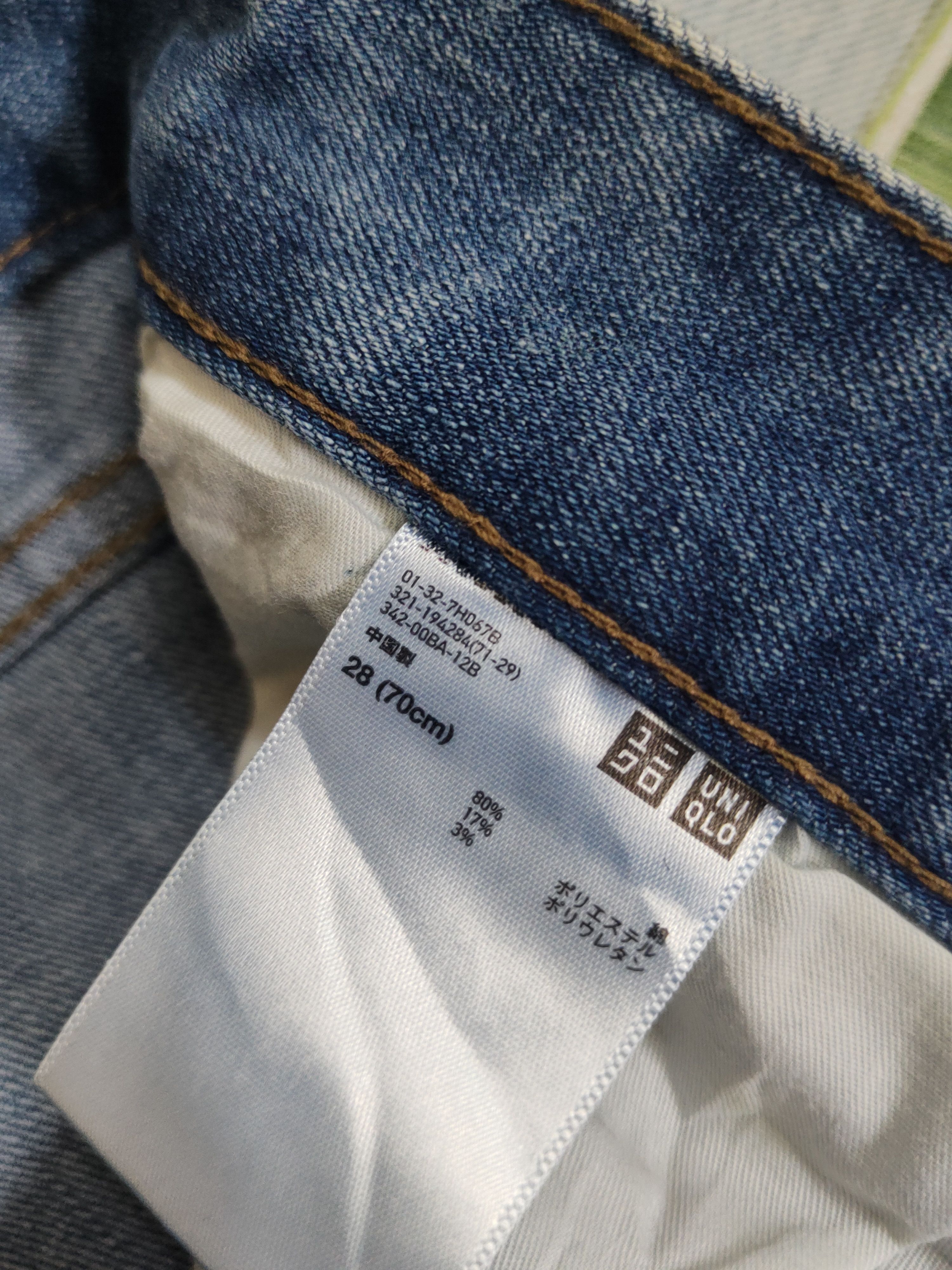 Japanese Brand Uniqlo japan Blue Distressed Ripped denim Jeans #W1699 Size US 32 / EU 48 - 15 Thumbnail