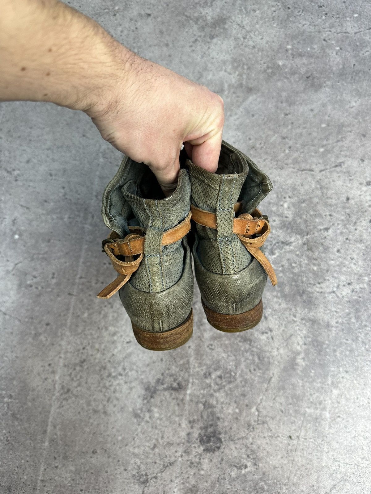 A.S.98 × Vintage Vintage AS98 Airstep Leather Boots Shoes Avant Garde Archive Size US 8 / IT 38 - 5 Thumbnail