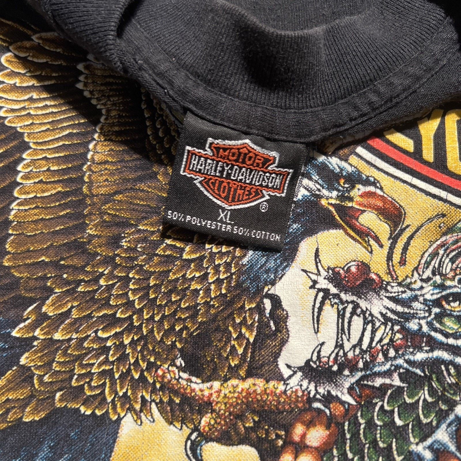 & Other Stories Vintage 88 Harley-Davidson Eagle Snake Battle XL 3D Emblem Size US XL / EU 56 / 4 - 10 Thumbnail