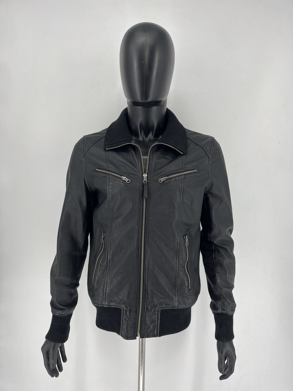 Vintage Poco Loco Leather jacket, koko Motorcycle Motorbike Biking Size US M / EU 48-50 / 2 - 2 Thumbnail