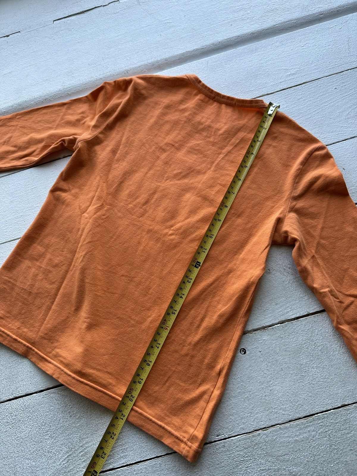 Armani 🚨VNTG Armani BIG SILVER LOGO RARE Y2K LONGSLEEVE Size L / US 10 / IT 46 - 11 Thumbnail