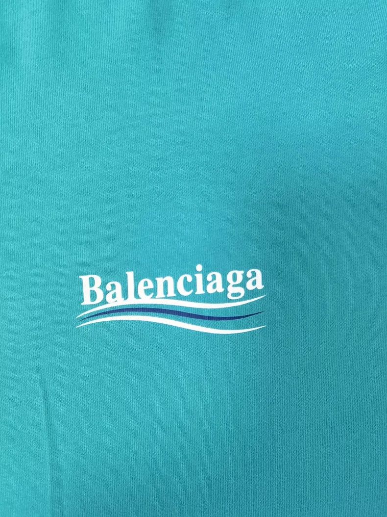 Balenciaga Balenciaga Teal Coca-Cola Short Sleeve T-Shirt Size US S / EU 44-46 / 1 - 3 Thumbnail
