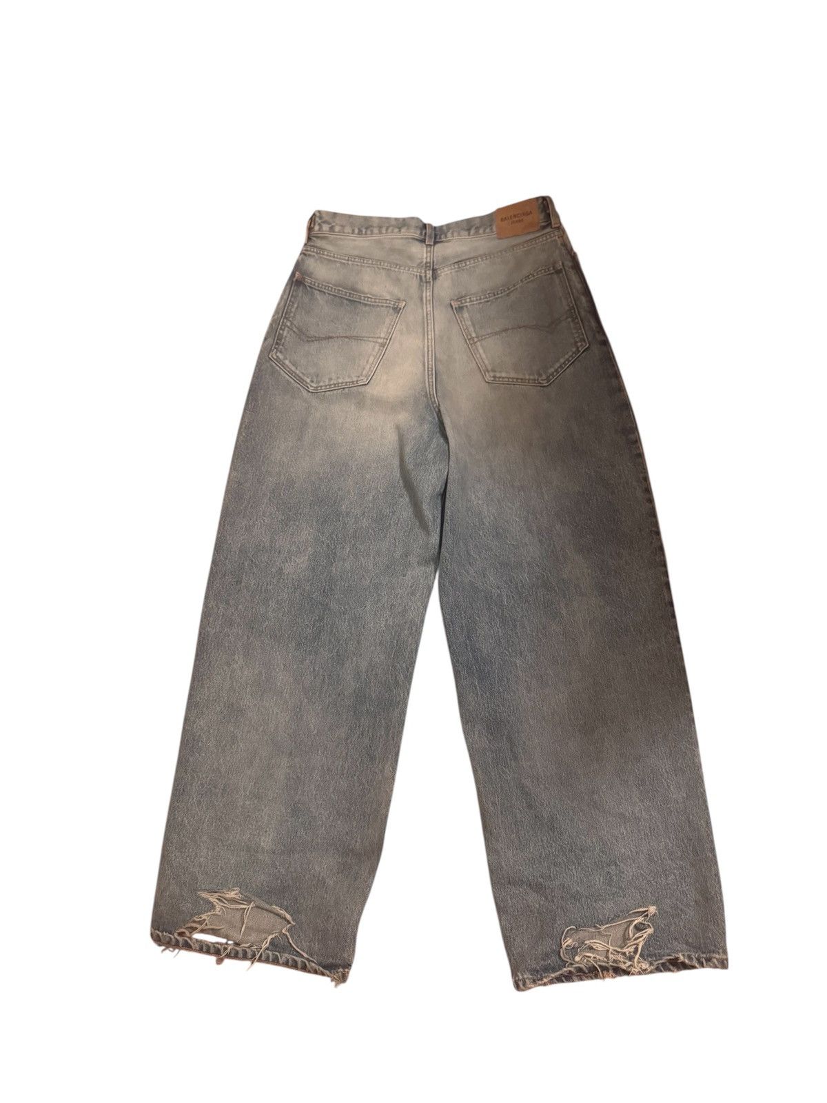 Balenciaga SS22 Skater Destroyed Jeans