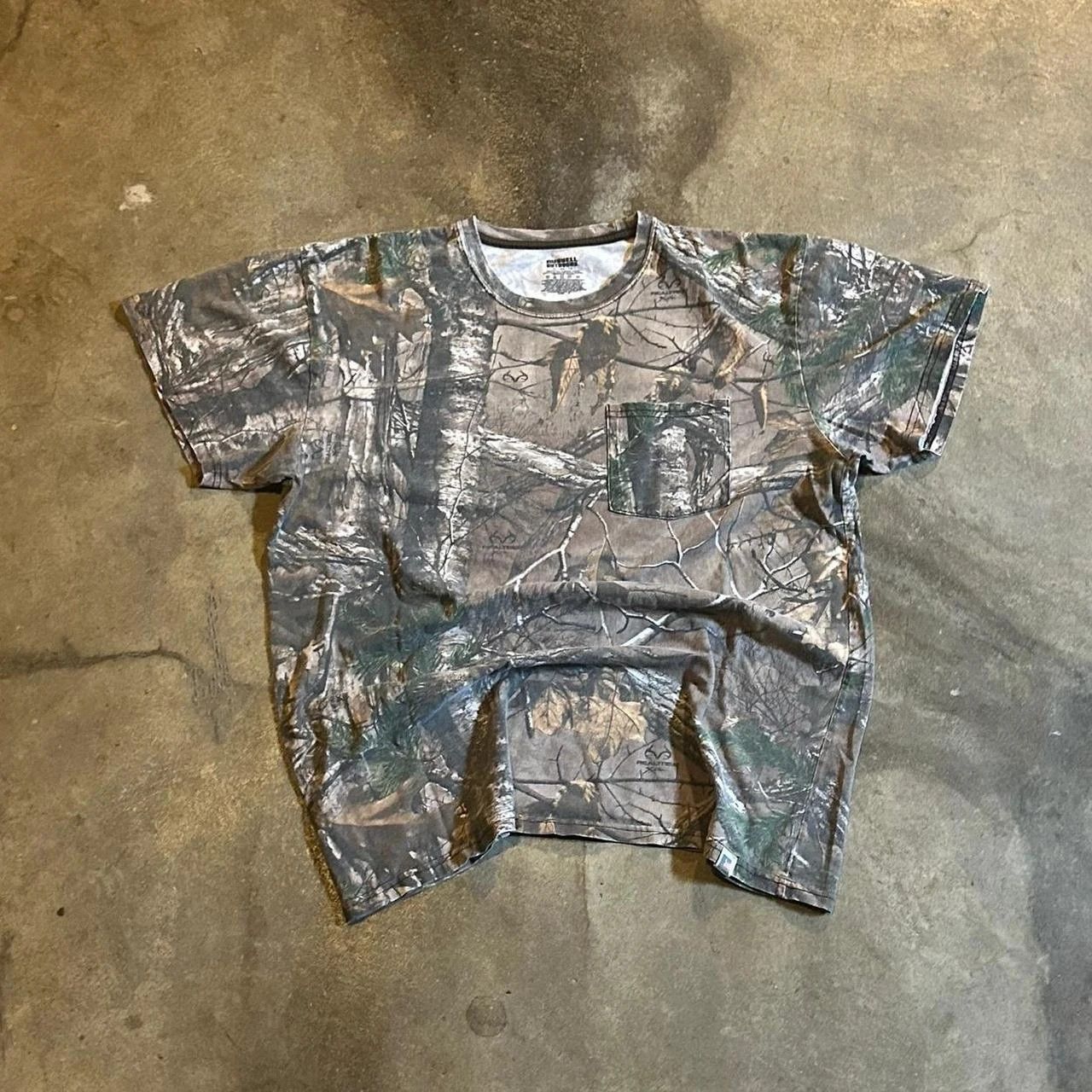 Russell Athletic Russell Outdoors camo tee Size US XL / EU 56 / 4 - 3 Thumbnail