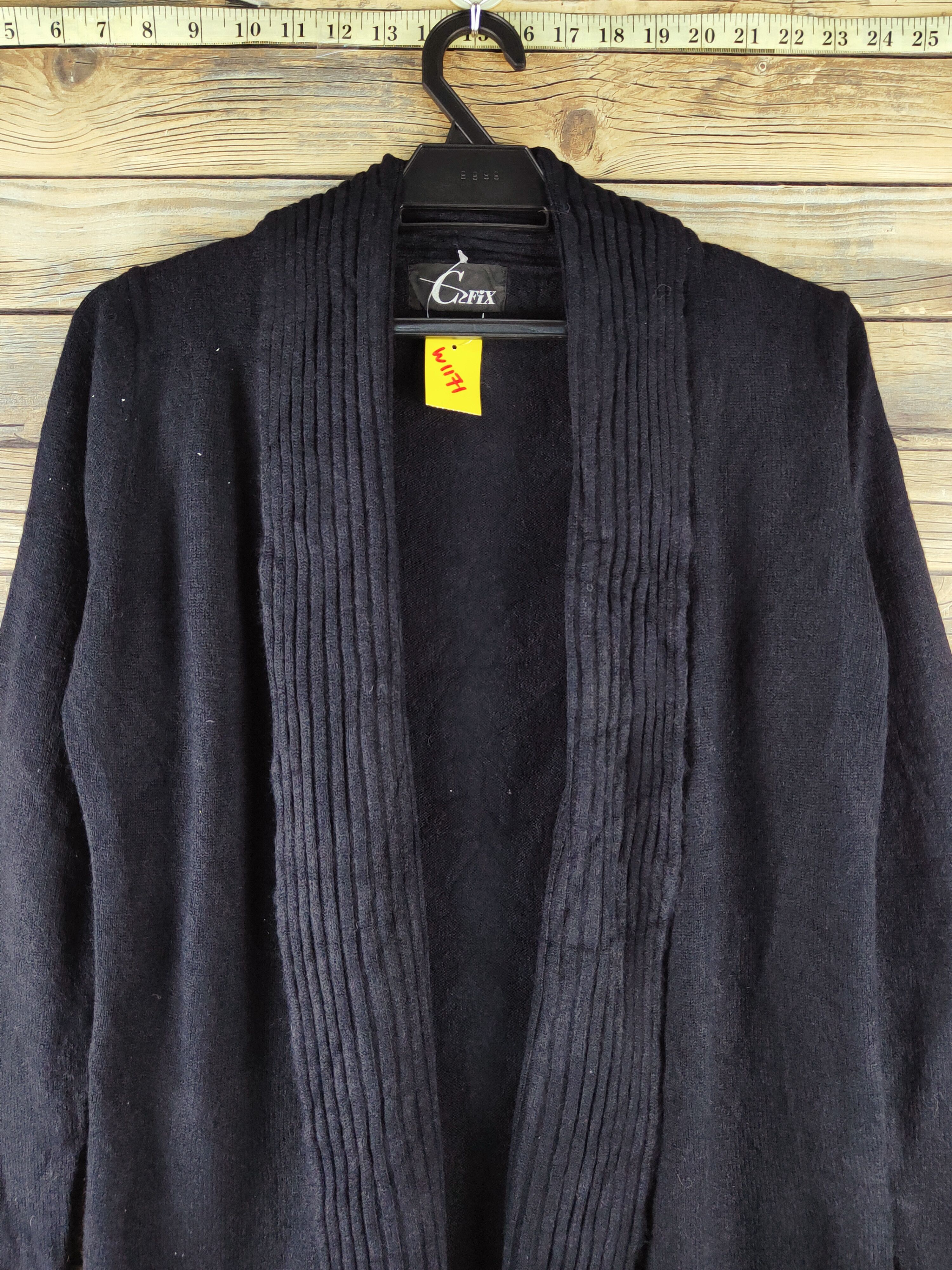Homespun Knitwear × Japanese Brand G2fix Black Knitwear Cardigan #W1171 Size S / US 4 / IT 40 - 2 Thumbnail